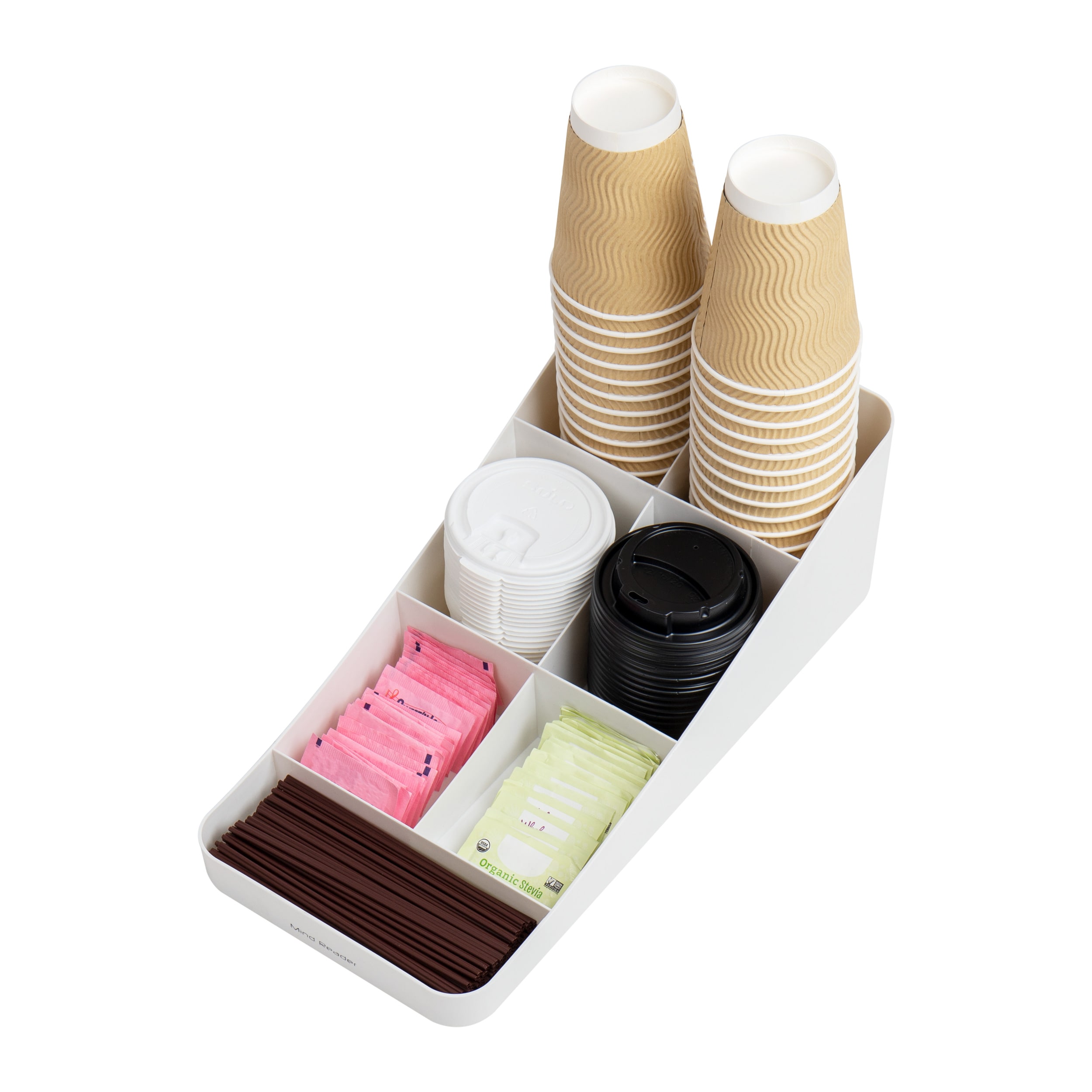 Mind Reader COMP7-WHT Coffee-Beverage-Organizers - View #5