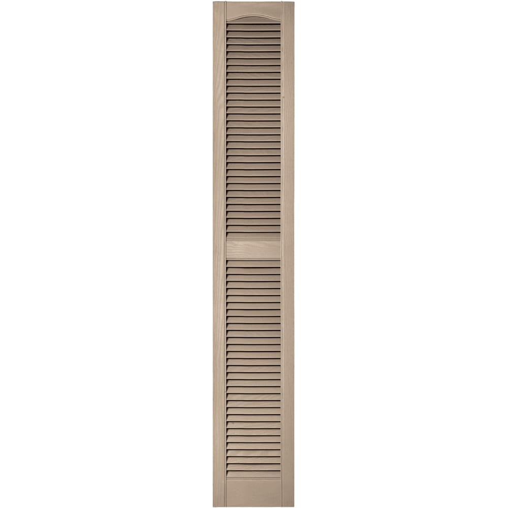 Vantage V1711272023 12-in W x 71.875-in H Wicker Louvered Exterior Shutters