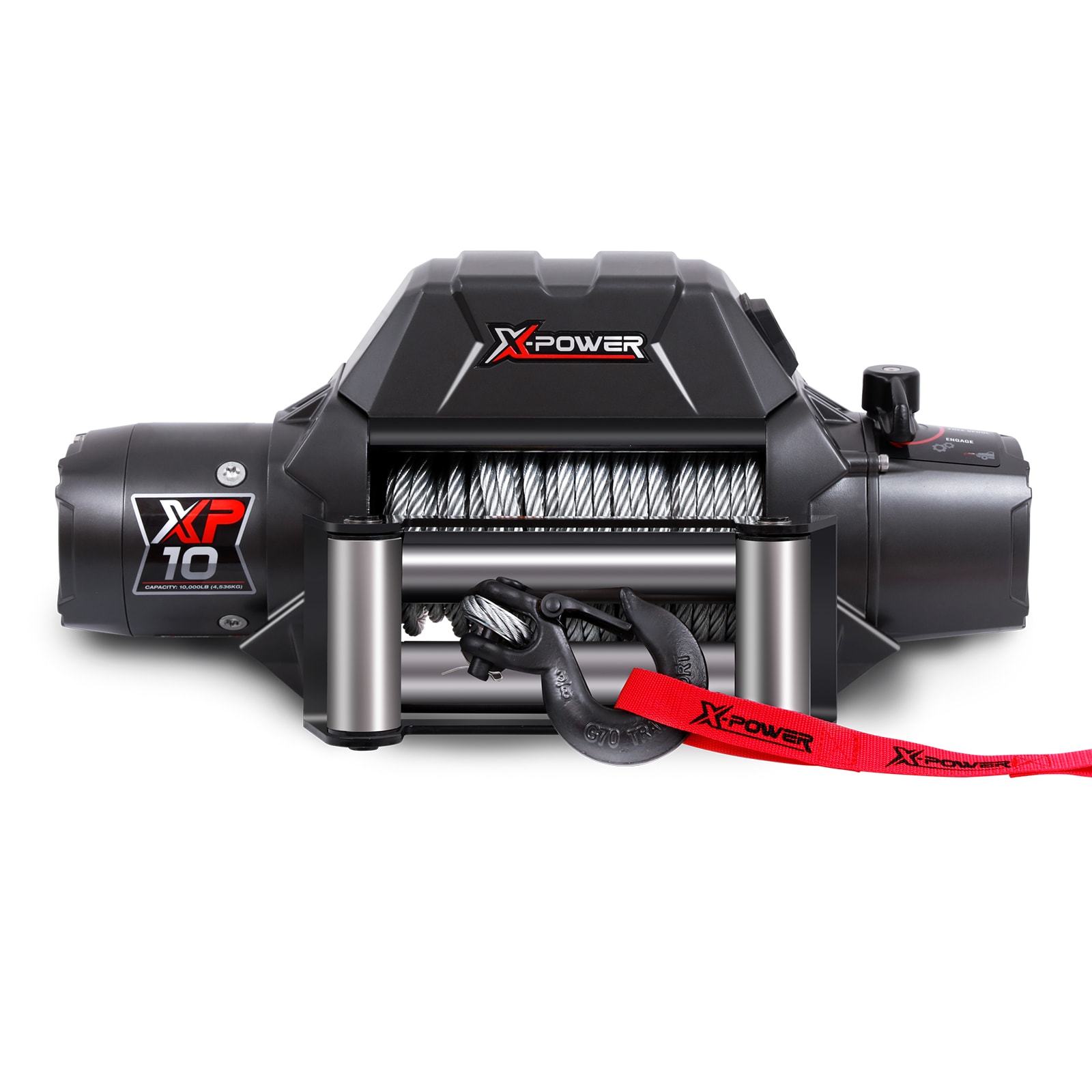 X-POWER XP-10 10000-lb 82.0-ft Electronic Winch 6.3 -HP Motor