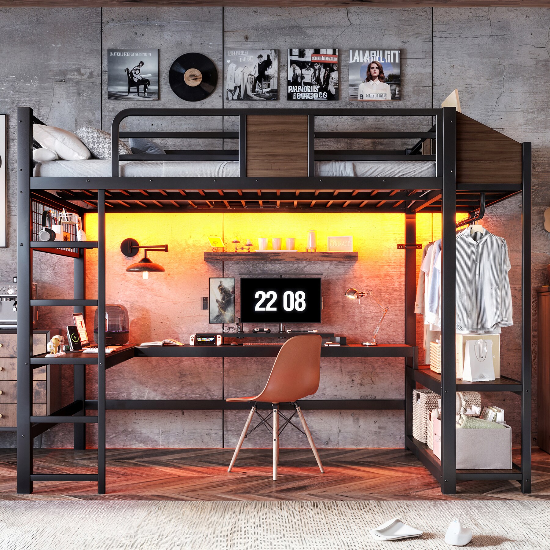 SINOFURN SYG8300139BK Bunk-Beds - View #2