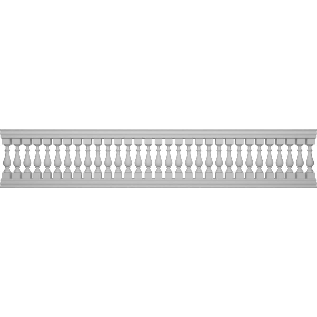 Ekena Millwork BALK37X180TRN FiberThane 16-Feet x 37-Inches Traditional Fiberglass Deck Rail Kit