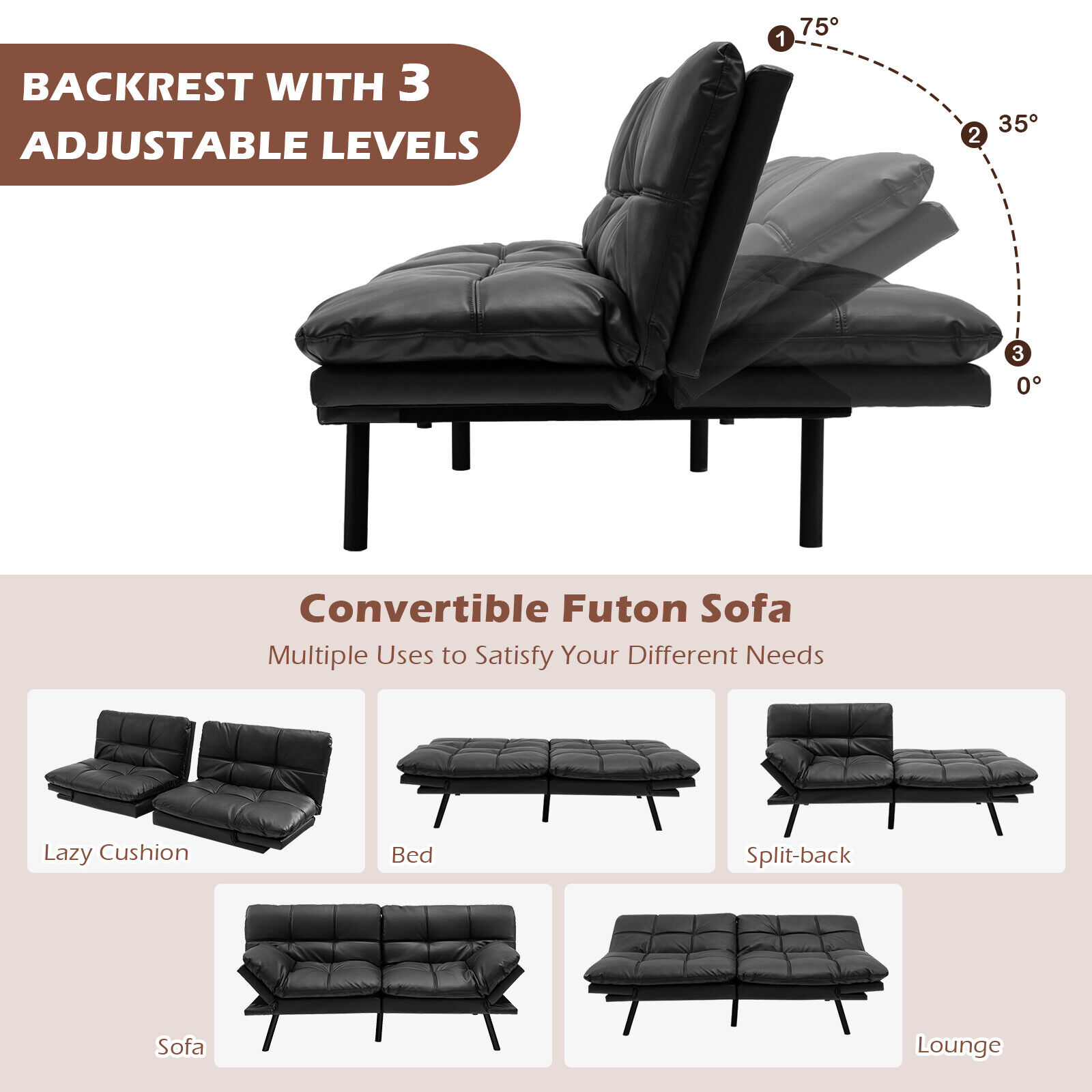 LIVIZA INS-10326DK Sofas-Loveseats - View #3