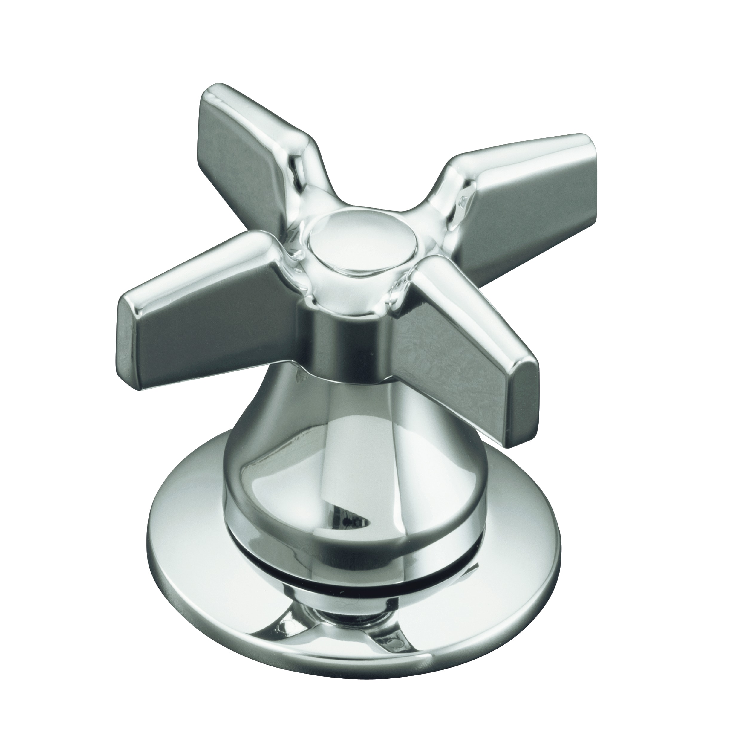 KOHLER 16010-3-CP Polished Chrome 1 -Handle Cross Bathroom Sink Faucet Handle
