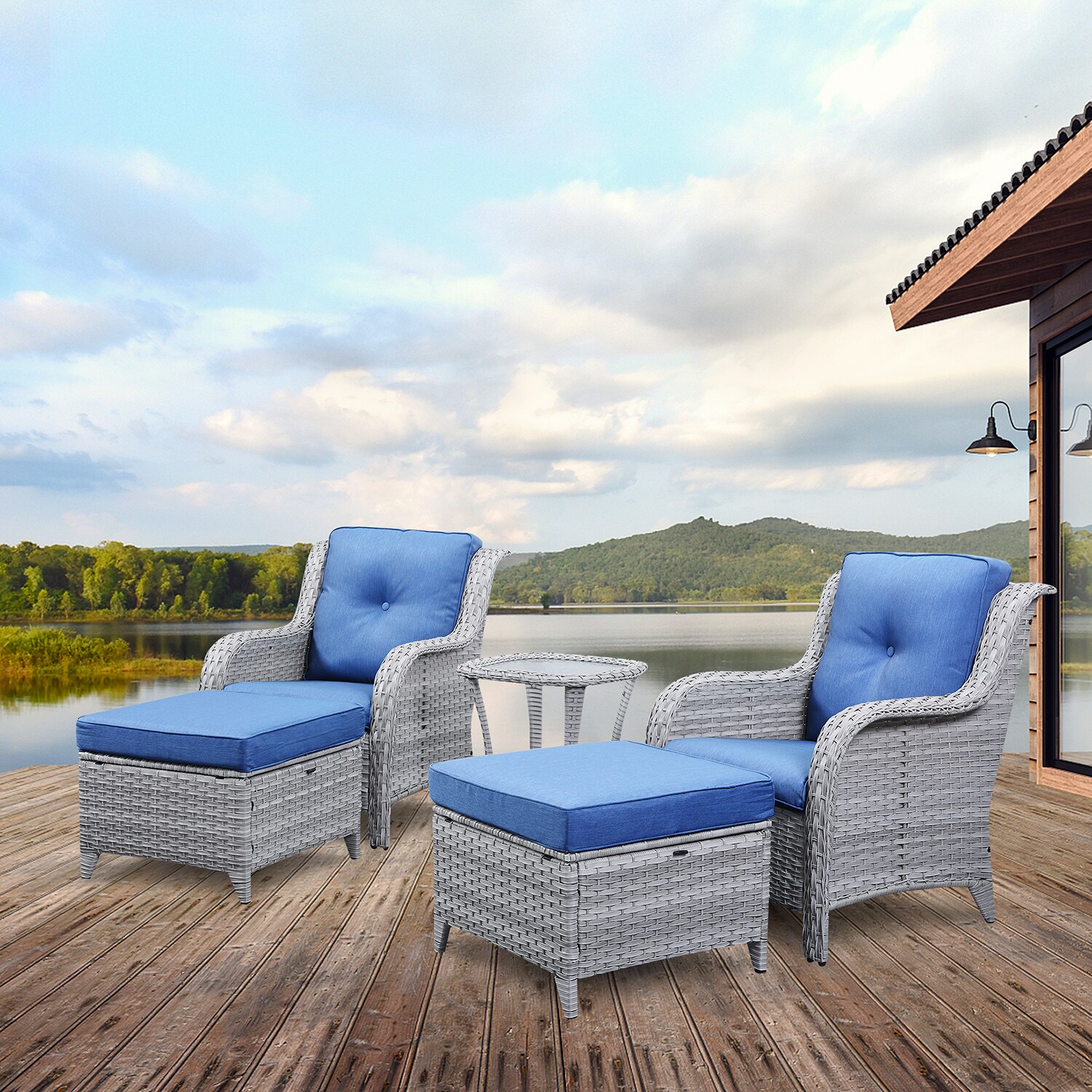 Rilyson FS76072075-NB Patio-Conversation-Sets - View #2