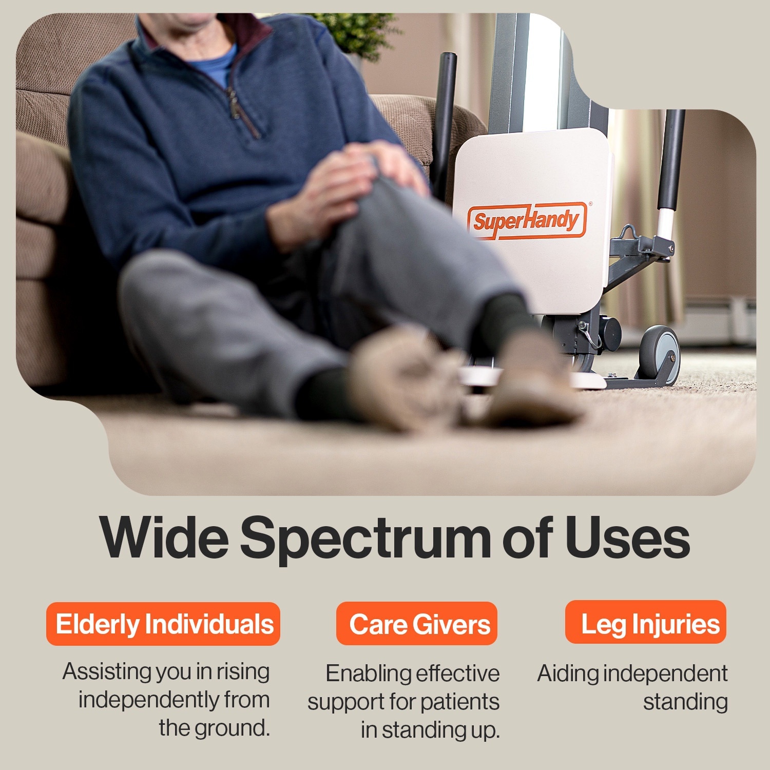 SuperHandy GUT168 Walkers-Wheelchairs-Rollators - View #2