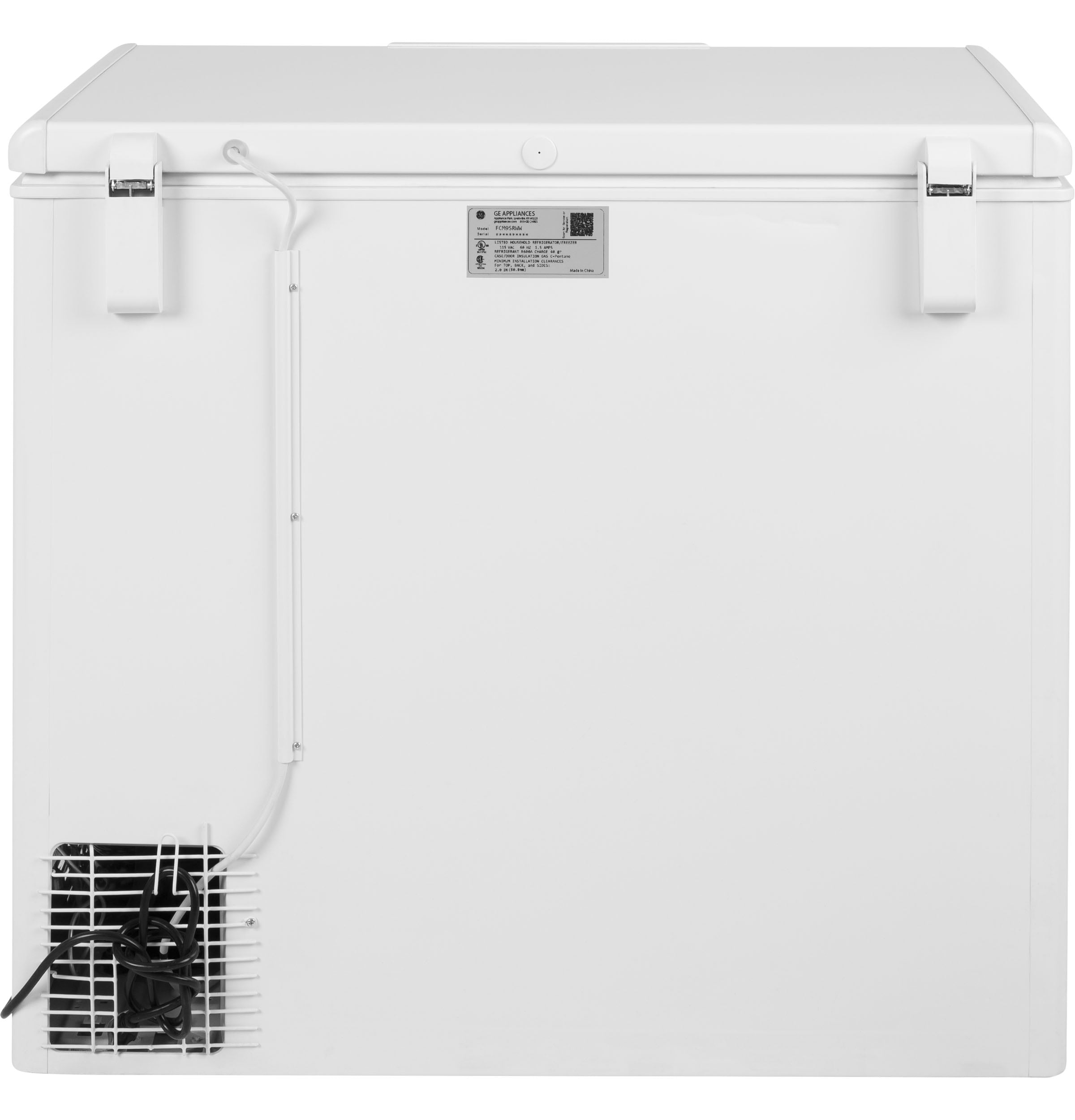 Ge Garage Ready 8 8 Cu Ft Manual Defrost Chest Freezer White In The