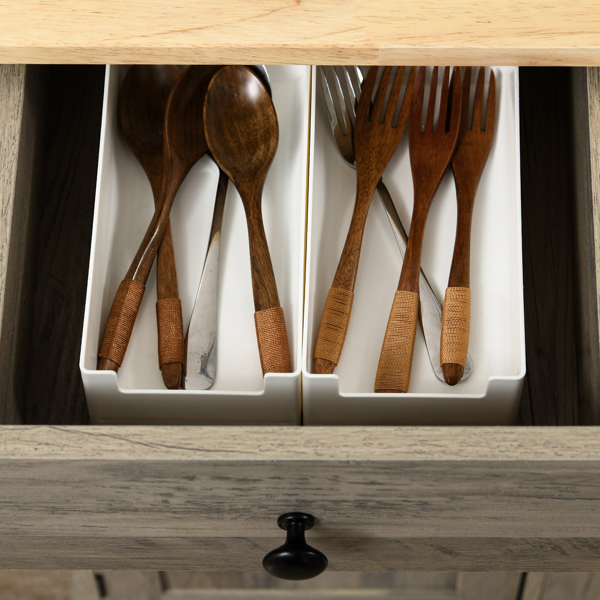 HomCom 835-511V80GY Cabinets-Kitchen - View #4