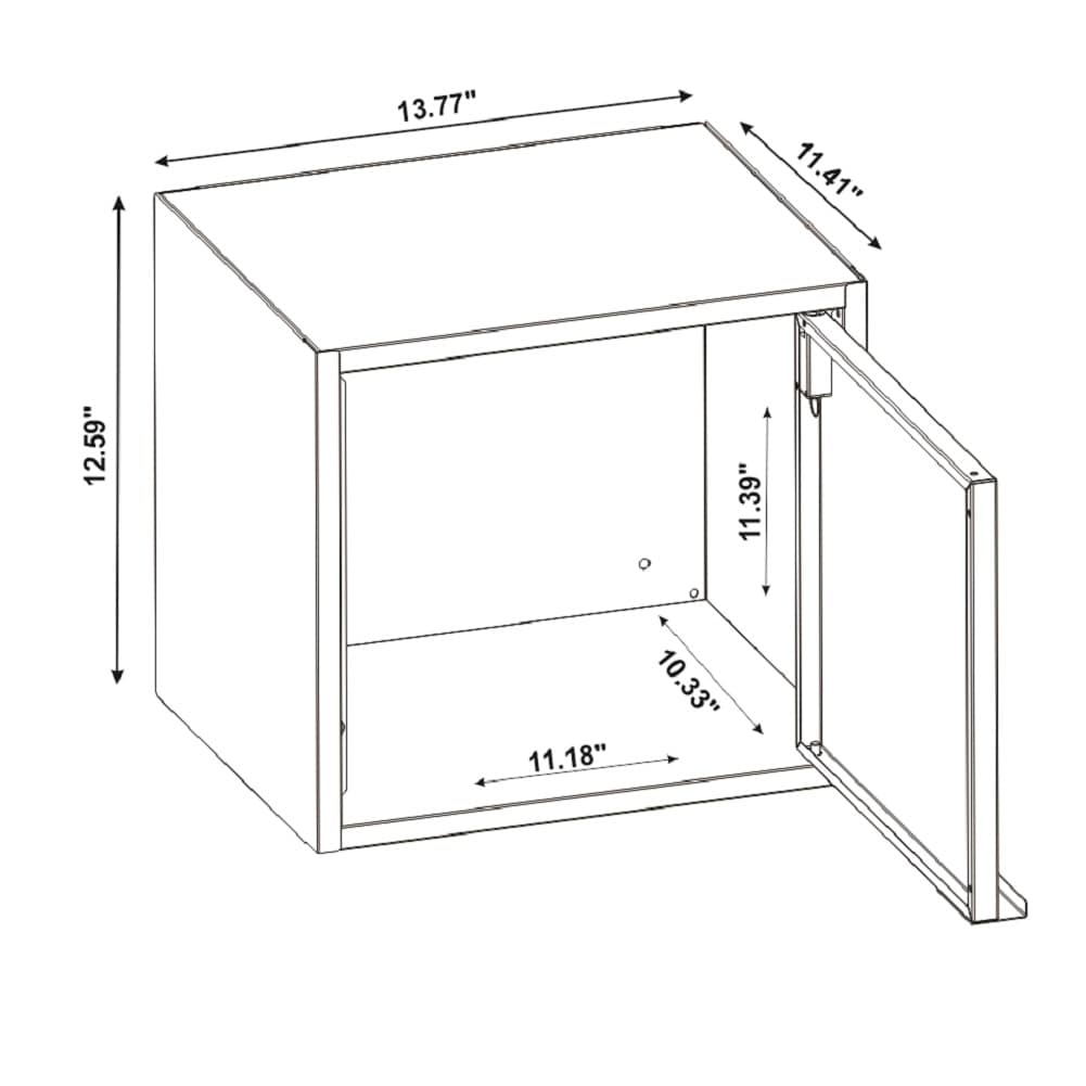 Manhattan Comfort 4-12GMC4 Wall-Mounted-Shelving - View #3