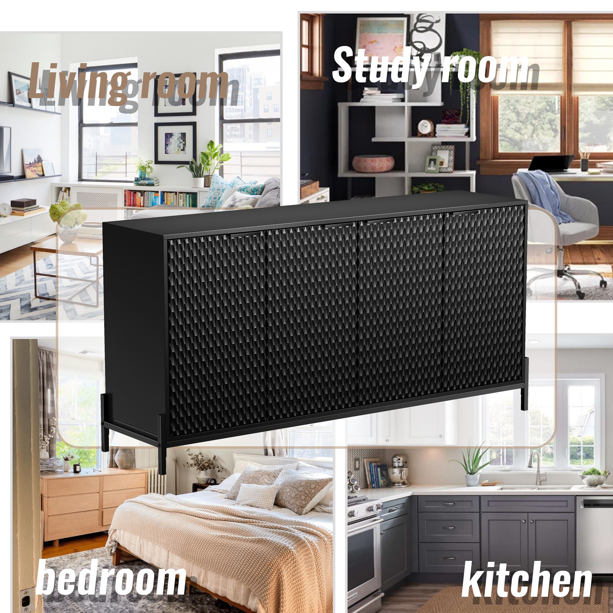 Clihome CL-HZ4M-BK Utility-Storage-Cabinets - View #13