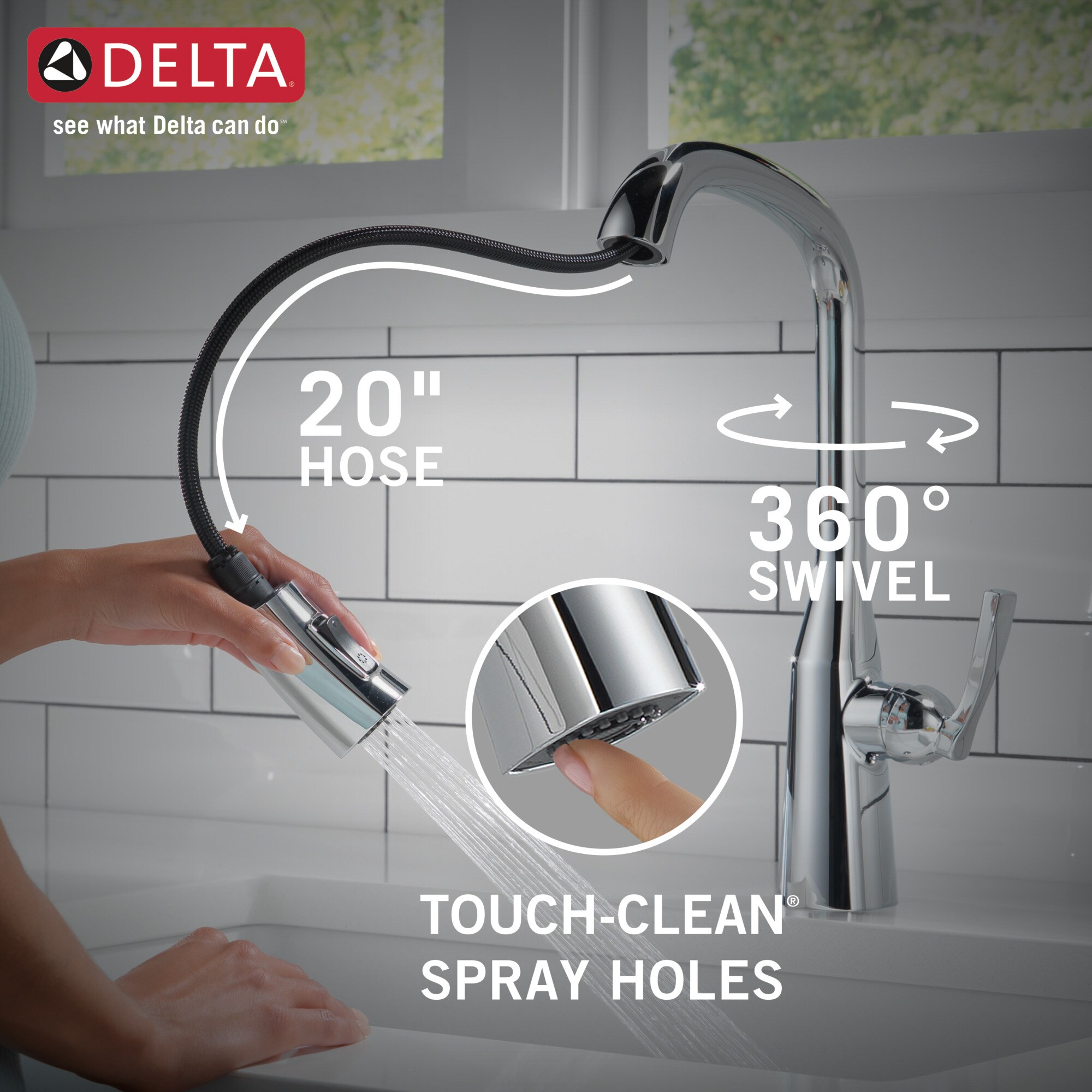Delta 9176-PR-DST Kitchen-Faucets - View #10