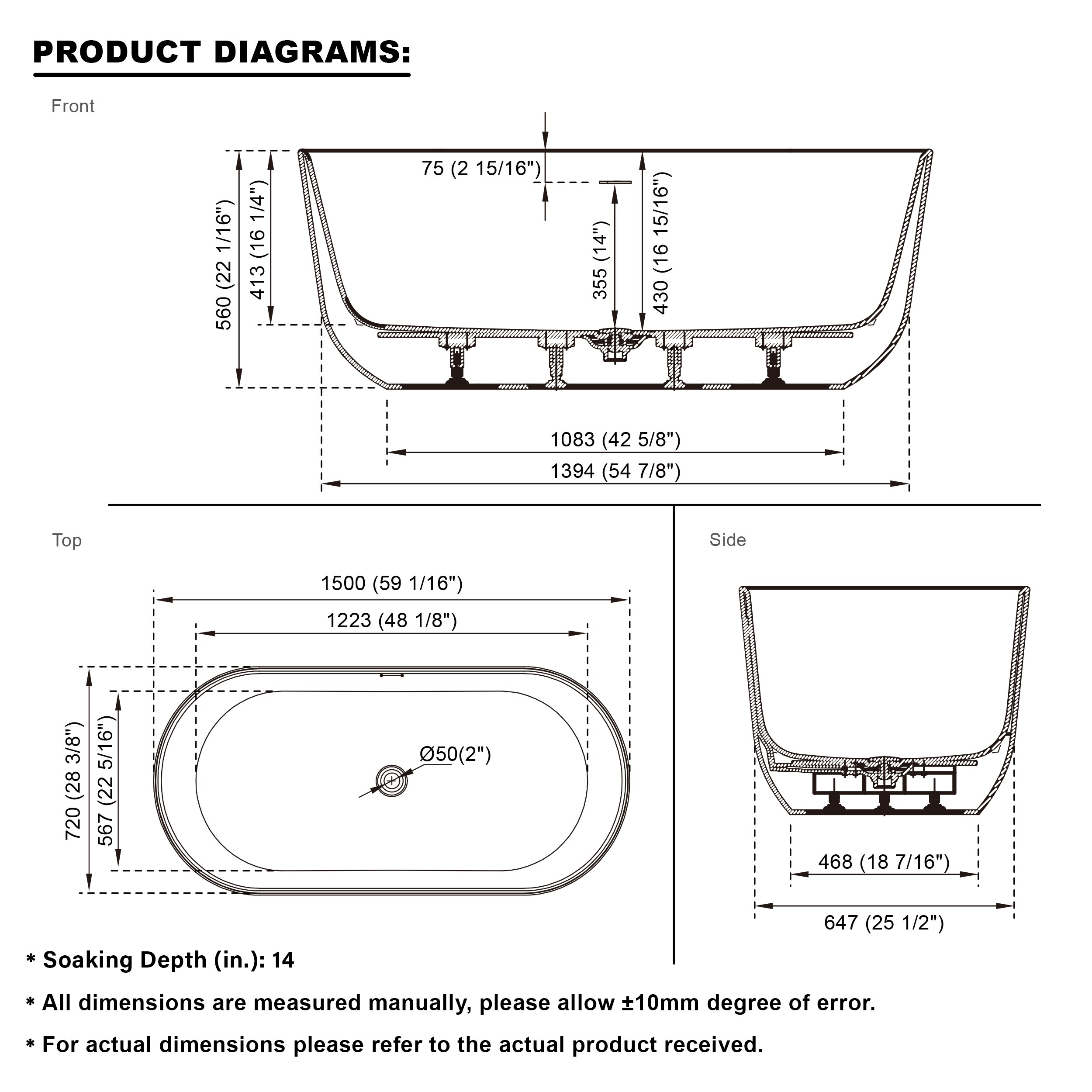 LIVIZA LBTG-VZ59SEN bathtubs - View #6