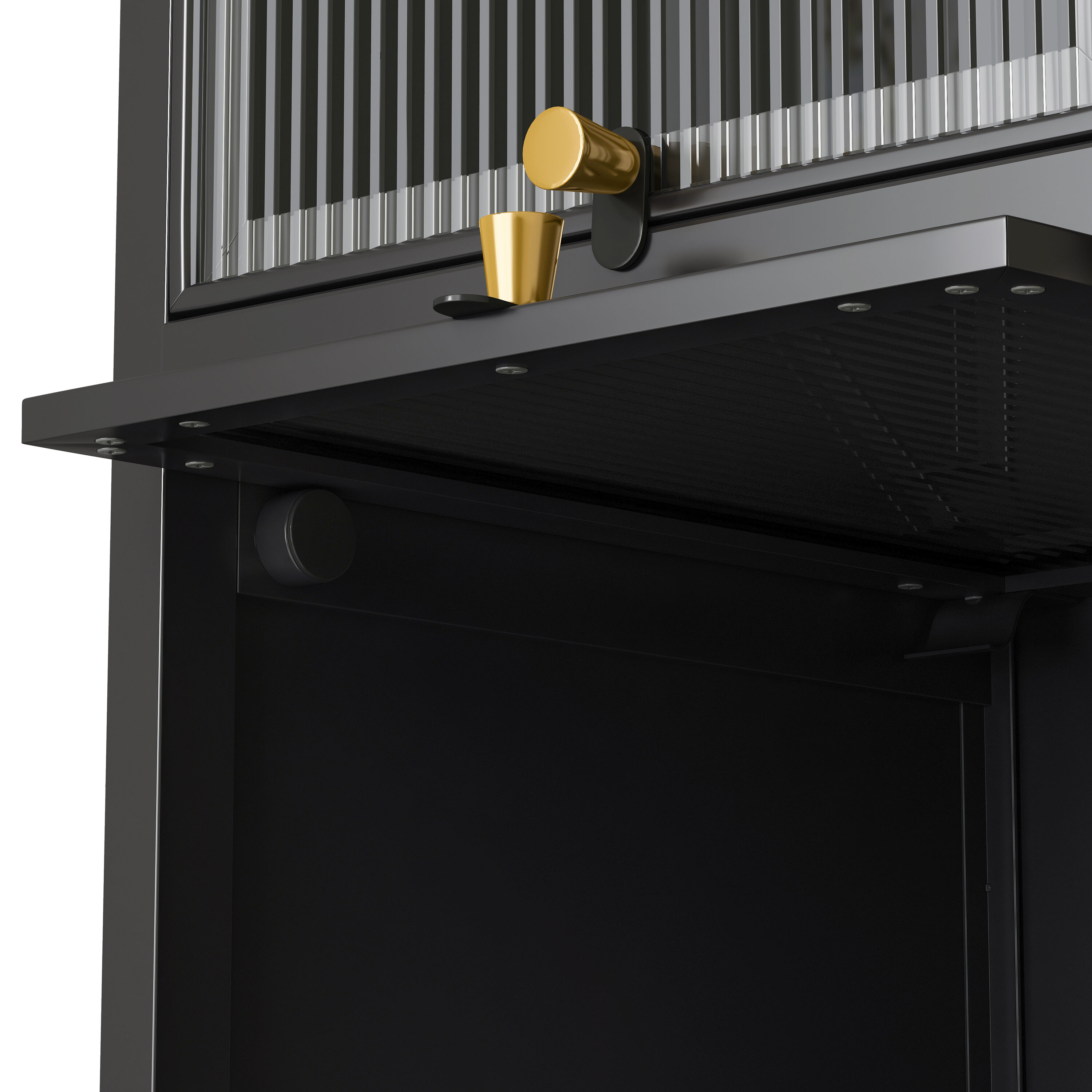 Hrinhom BA03-BLACK Linen-Cabinets - View #8