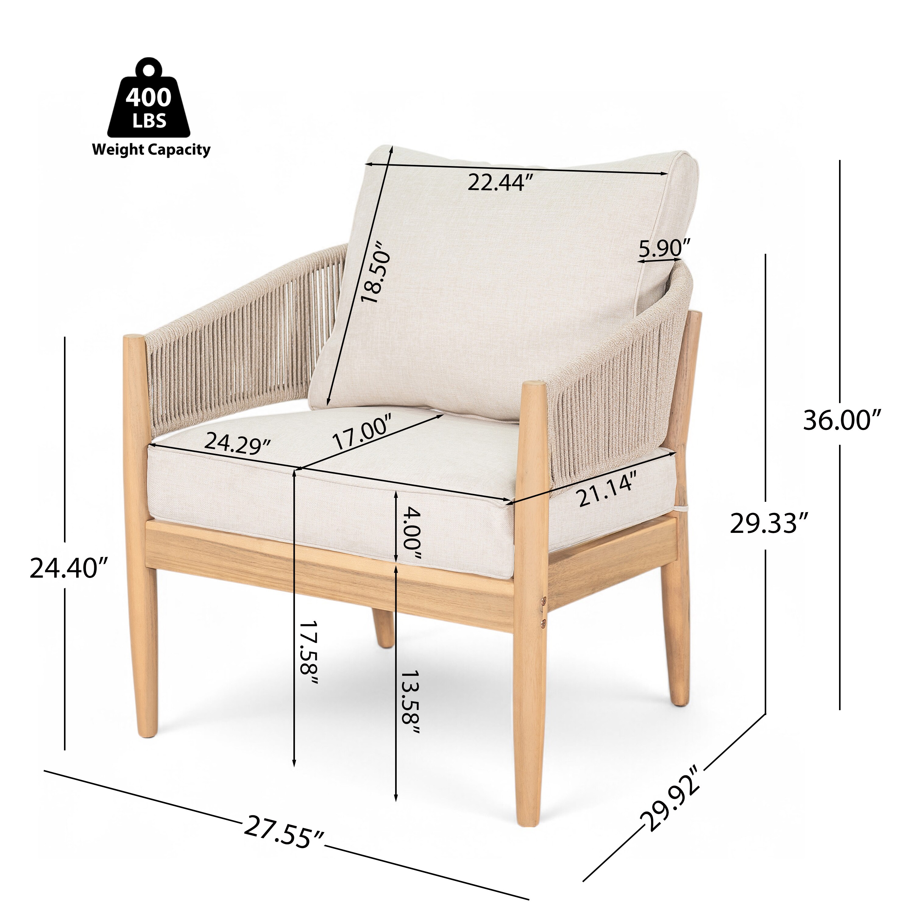 Mondawe MO-NHL-CTBRN Patio-Dining-Sets - View #7