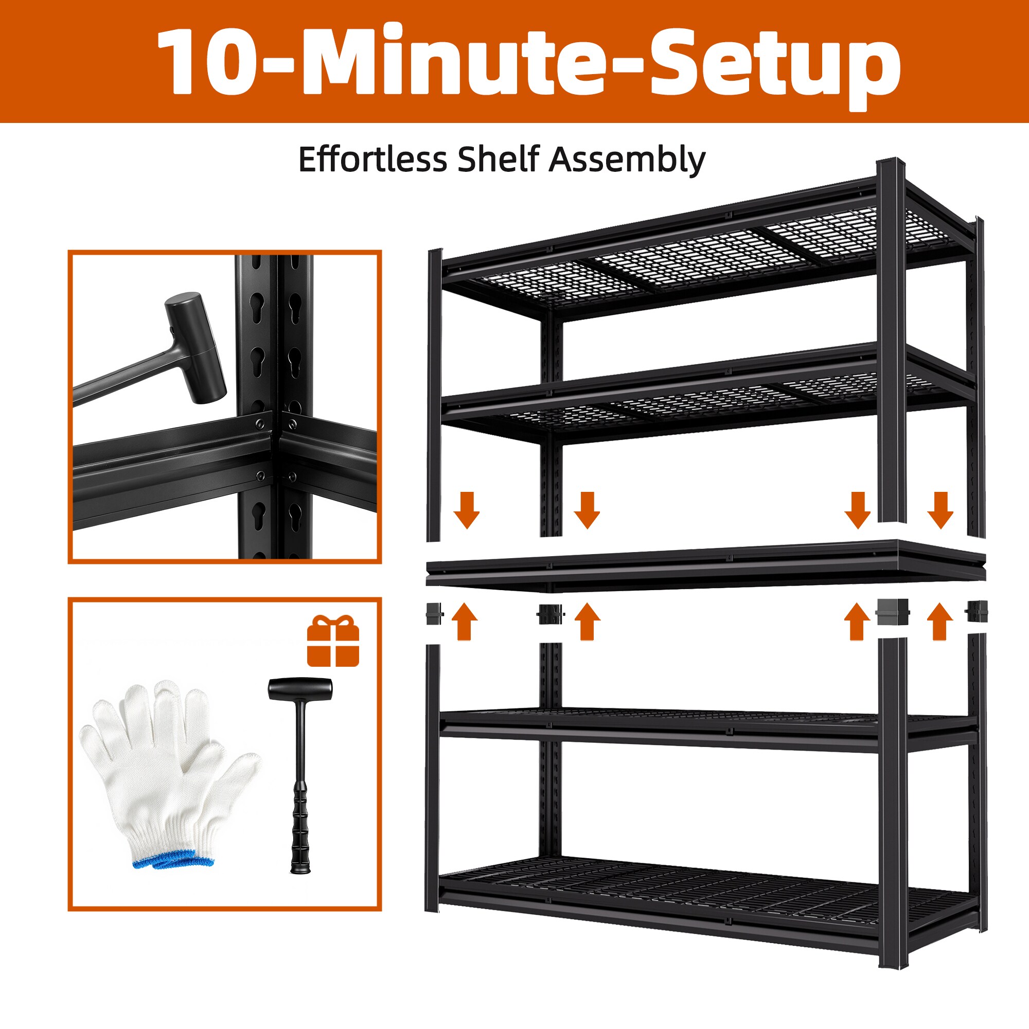 Siavonce XH82241 Free-Standing-Shelving - View #6