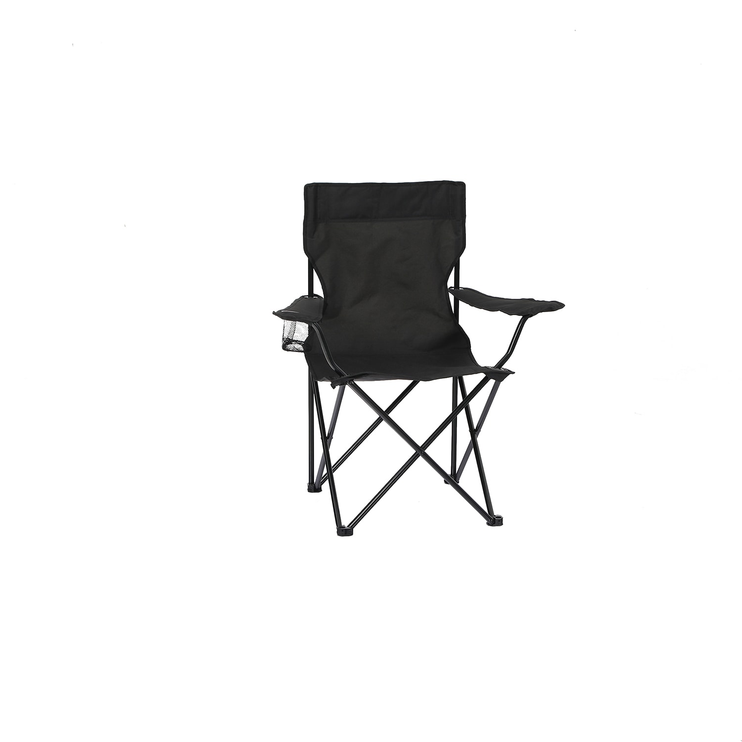 Garden Treasures HPC86177-2D Camping Chair Black Steel for sale online 