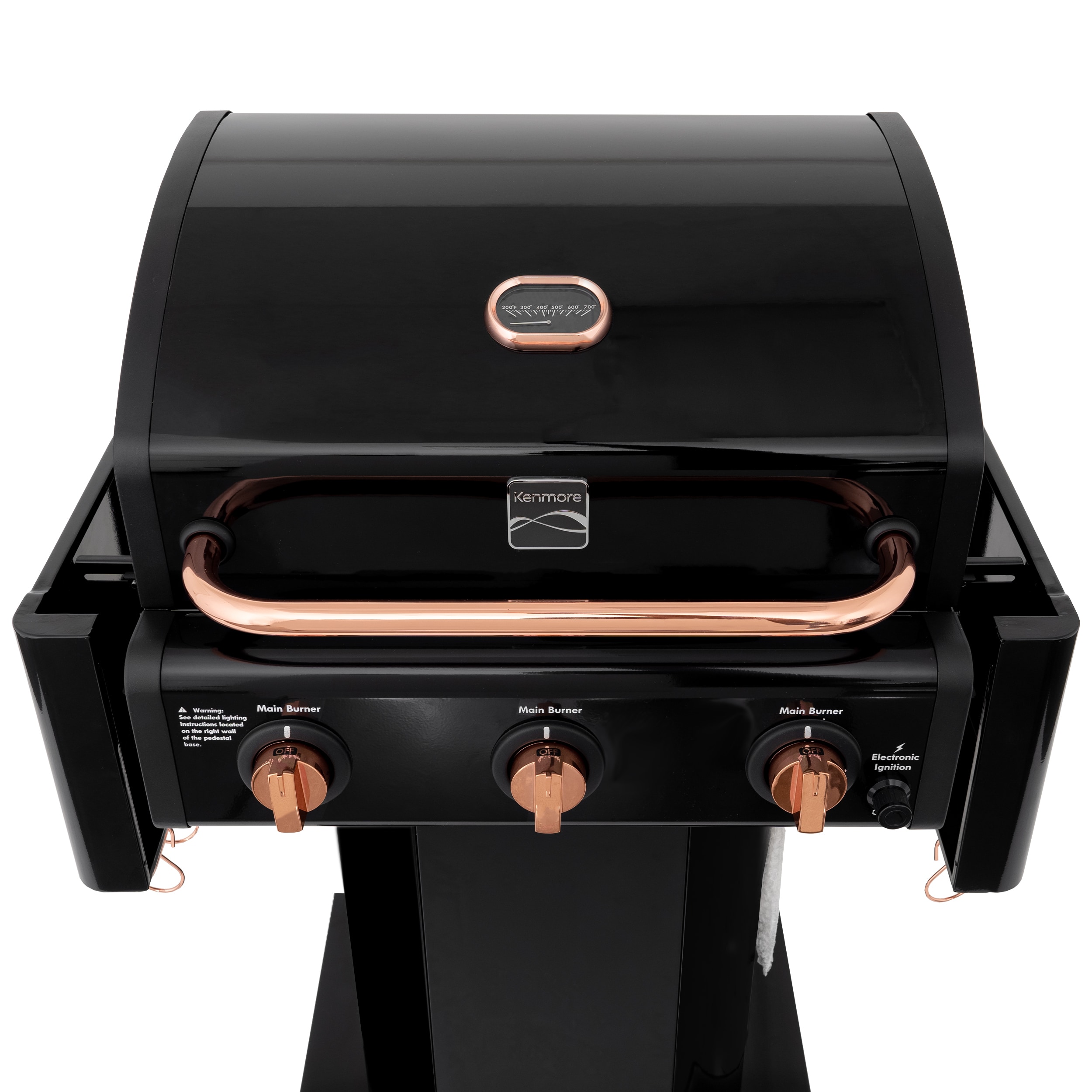 Kenmore Black with Copper Accent 3-Burner Liquid Propane Gas Grill PG-4030400LN-BC Sansujyuku sansujyuku.com