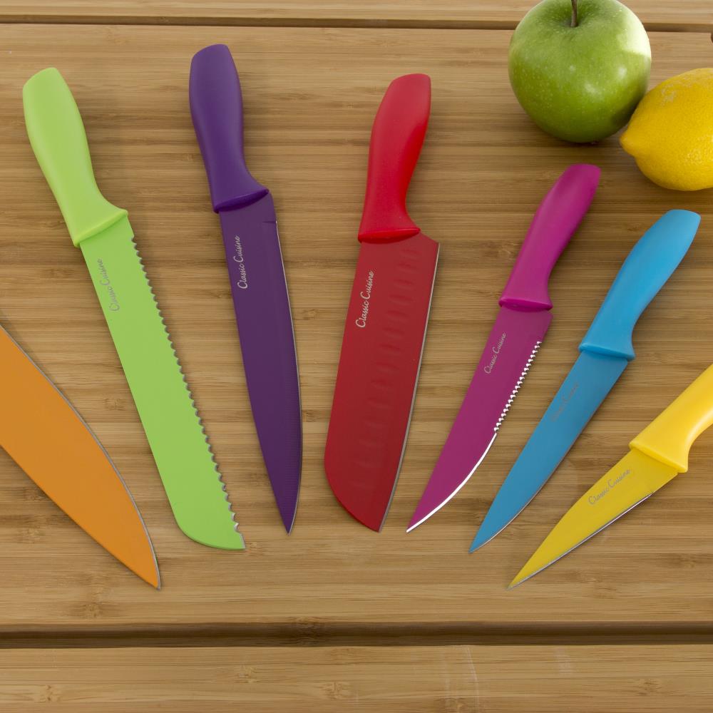 Stainless Steel & Plastic Fruit Cutting Knife, For Home