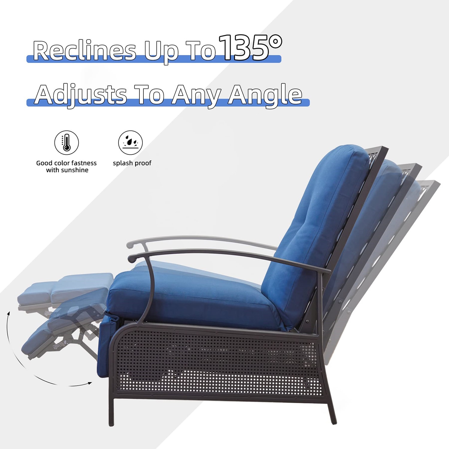 BANSA ROSE LLZJLY5601 Patio-Chairs - View #3