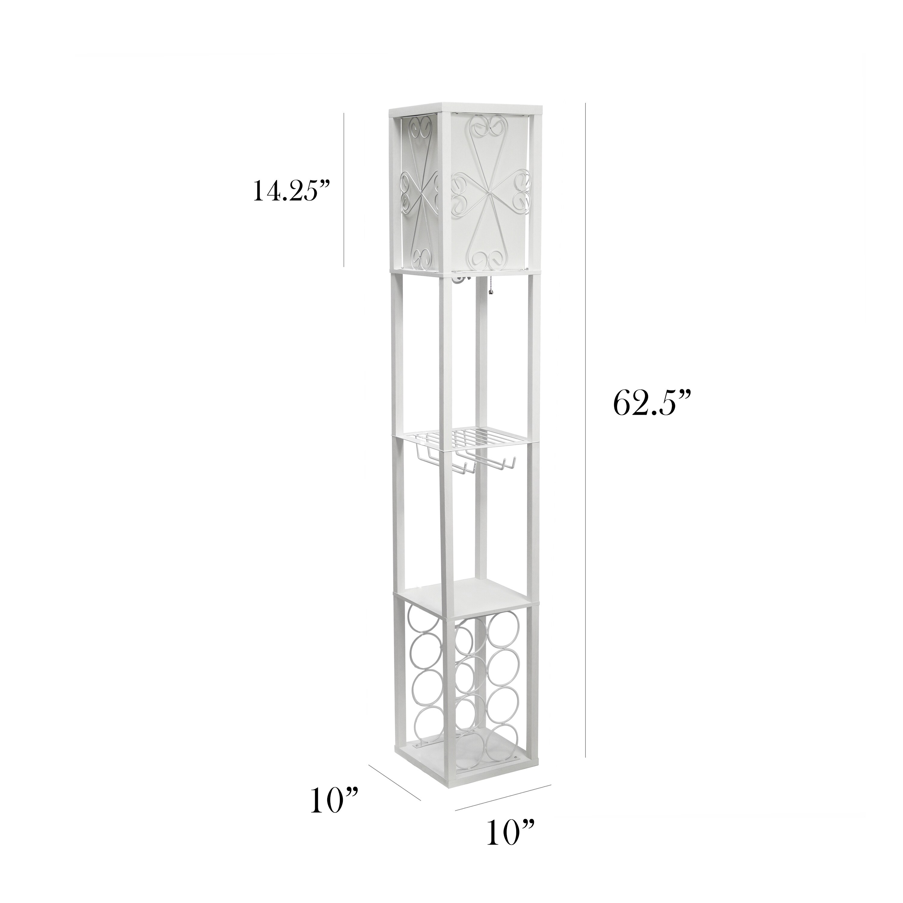 Simple Designs LF1015-WHT floorlamps - View #12