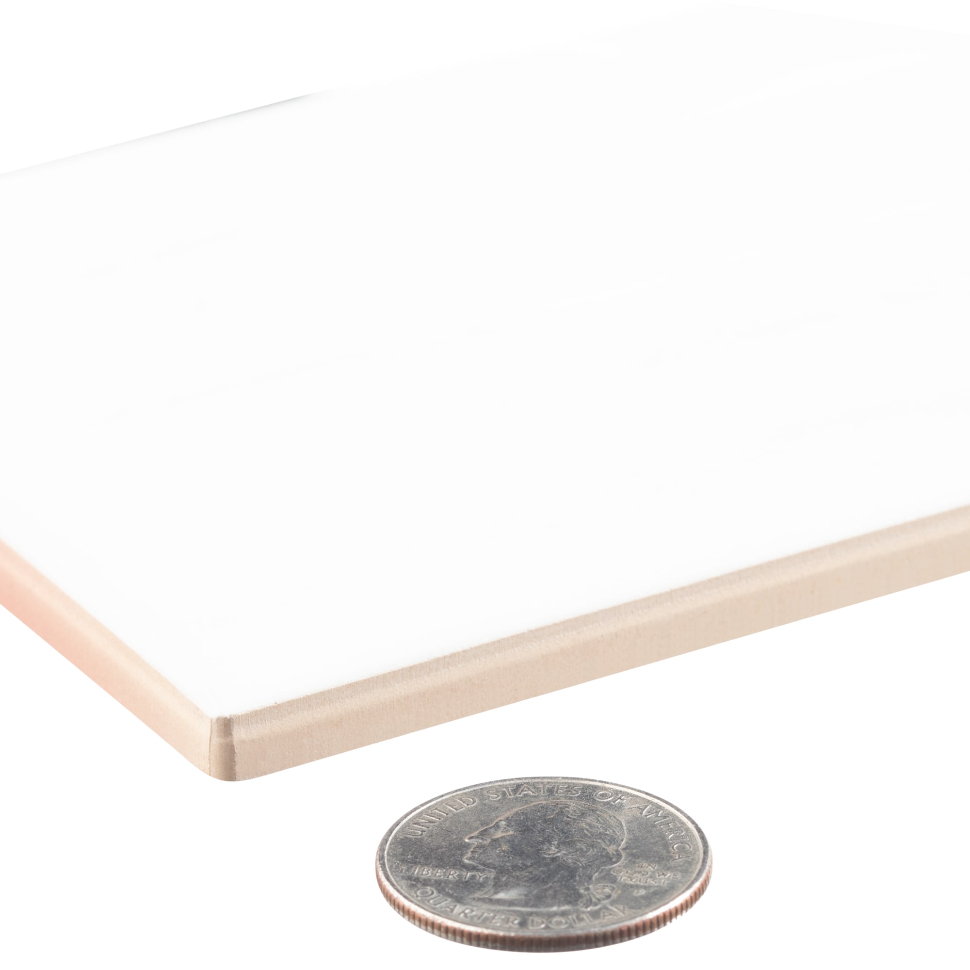 Perfecto Marvelli 4'' x 16'' White Ceramic Subway Tile