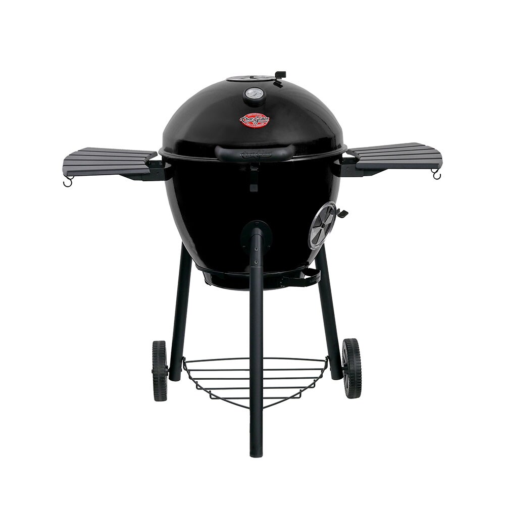 Char Griller Premium Kettle 22 in W Black Kettle Charcoal Grill at