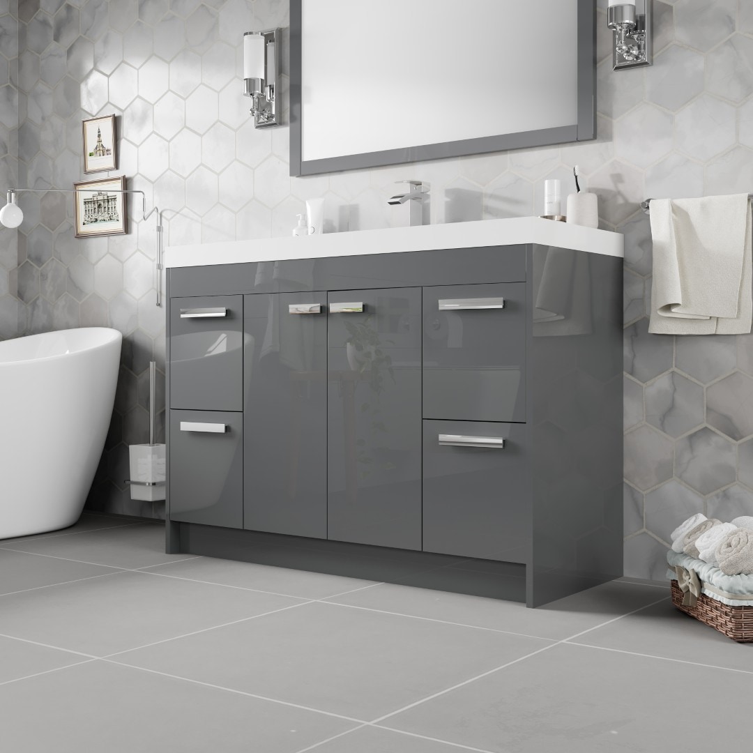 Eviva EVVN1200-8-48GR Bath-Vanity-Combo - View #2