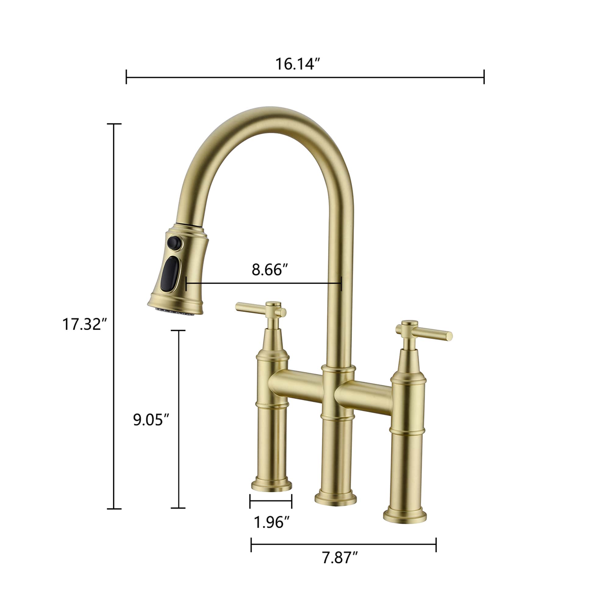 Mondawe MO227DT-GD Kitchen-Faucets - View #10