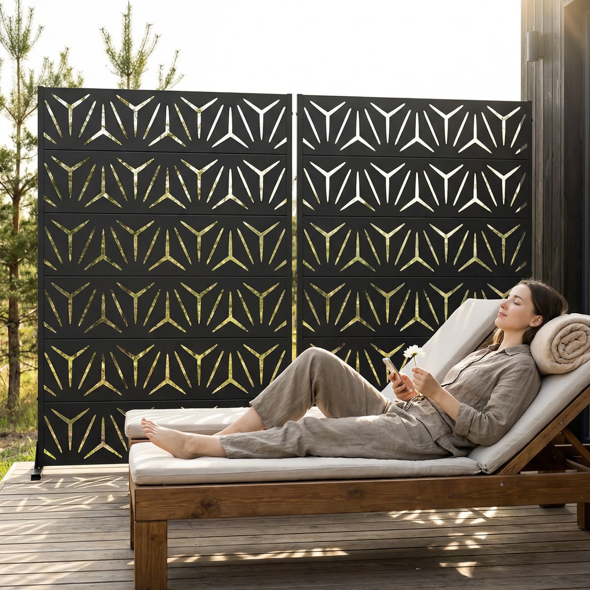 Wooakway LS0604-604Q5 Outdoor-Privacy-Screen - View #4