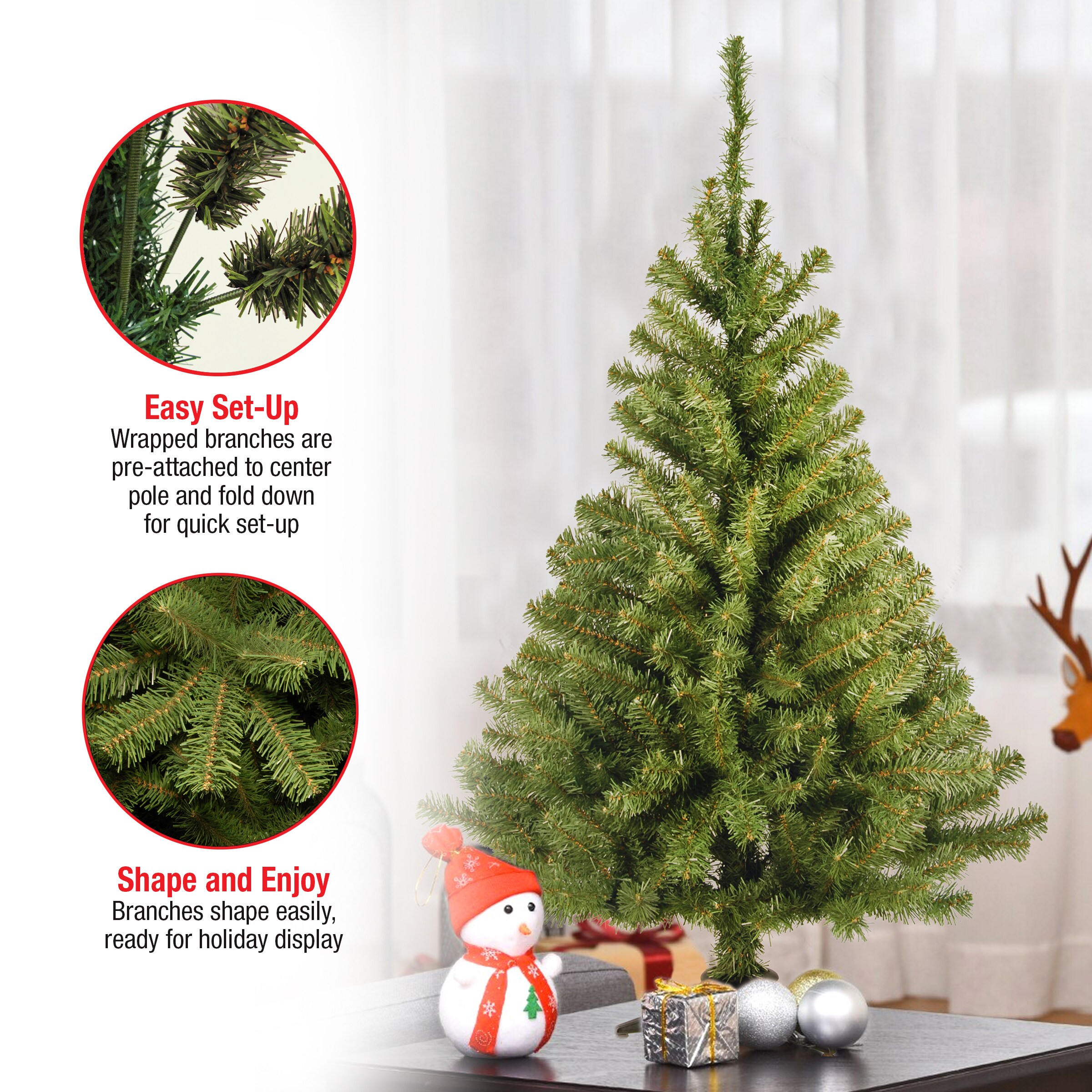 National Tree Company KCDR-30-1 Artificial-Christmas-Trees - View #6
