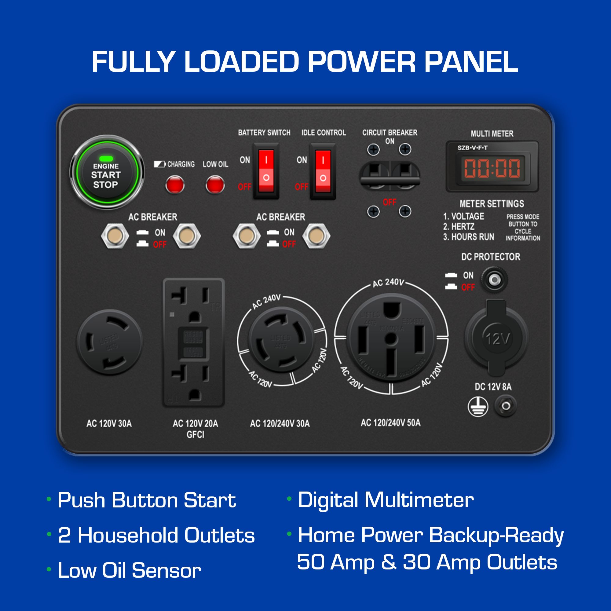DuroMax XP13000EH Portable-Generators - View #6