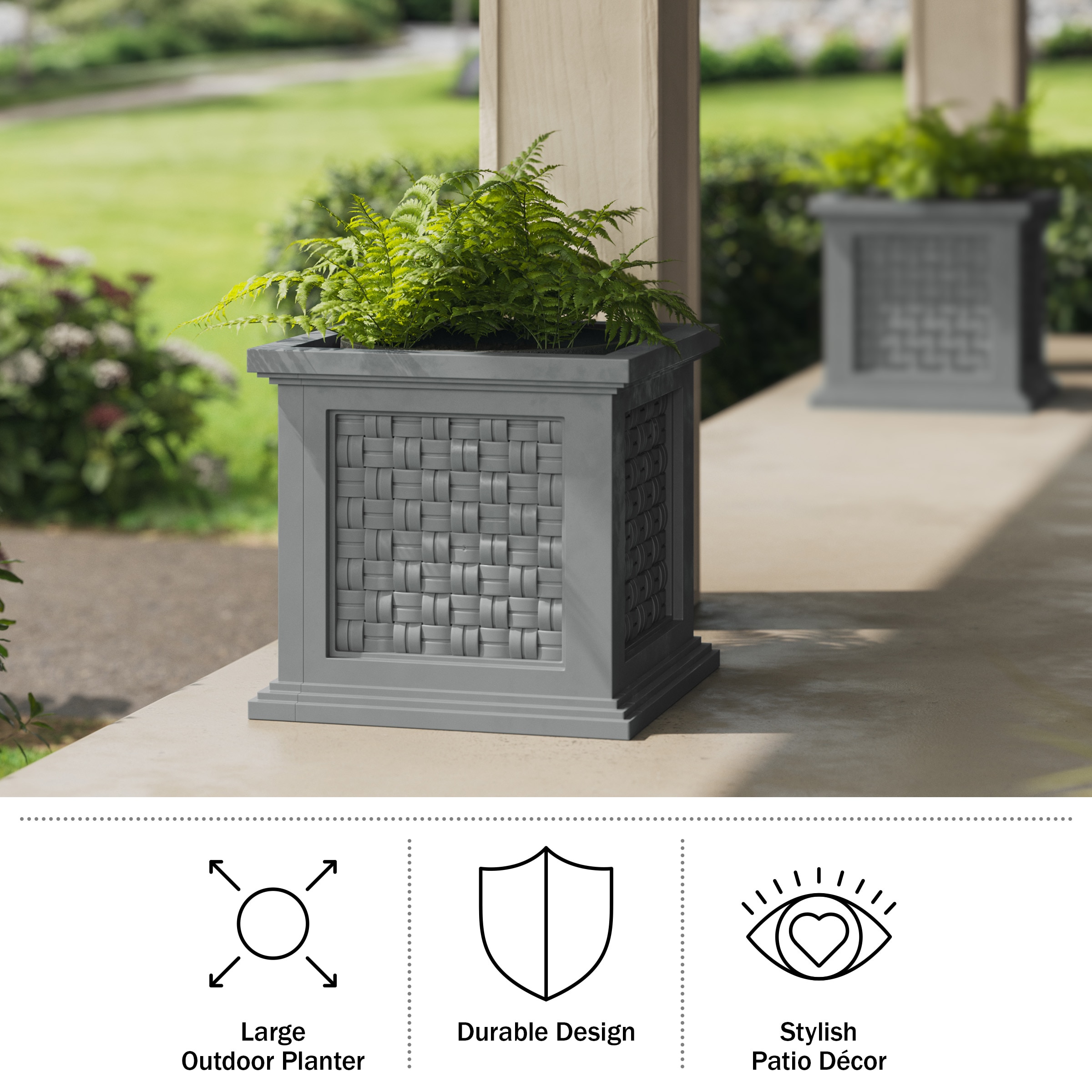 Pure Garden 50-LG1471 Planter-Window-Box - View #4