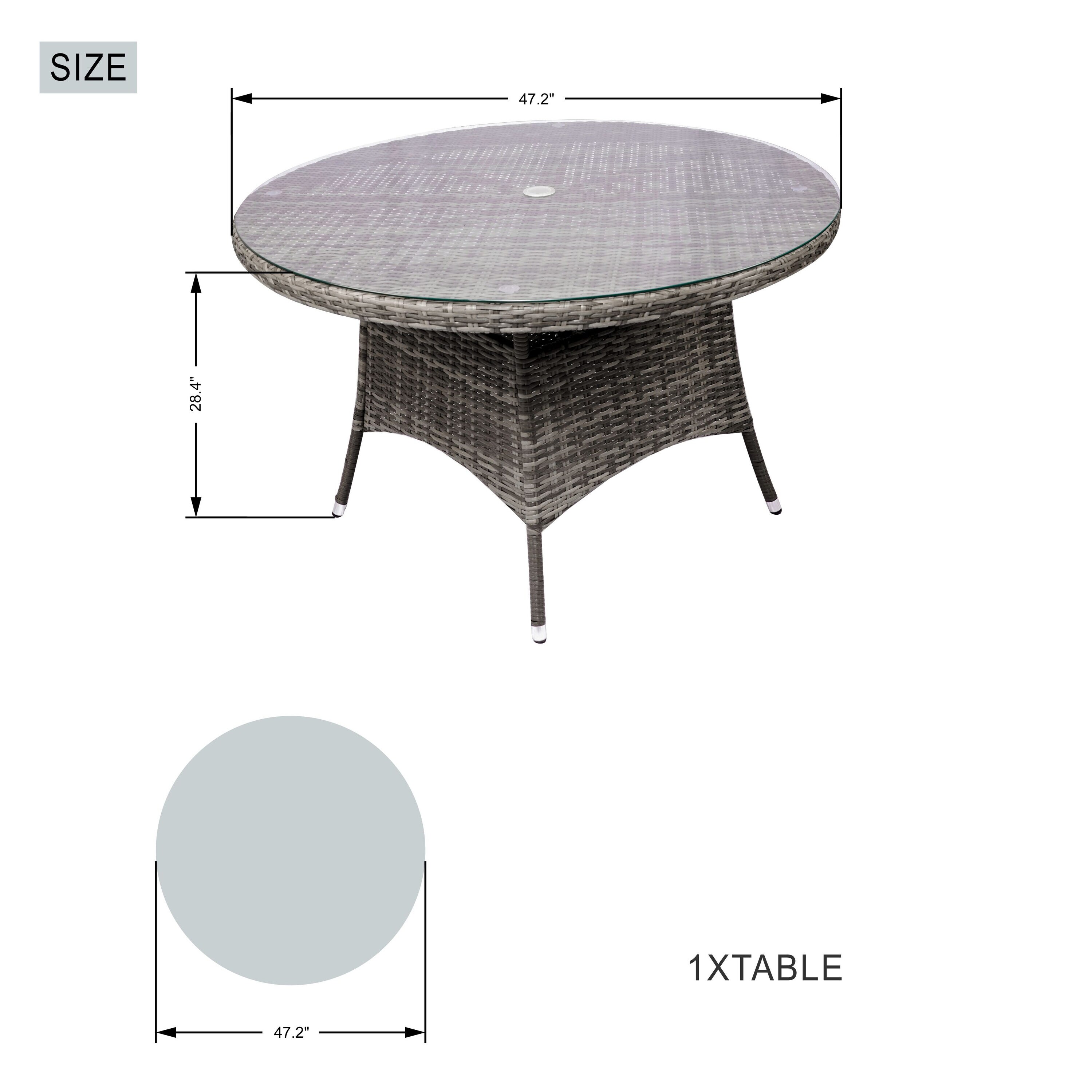 Moda Furnishings MAD-1709-2508BR Patio-Dining-Sets - View #5