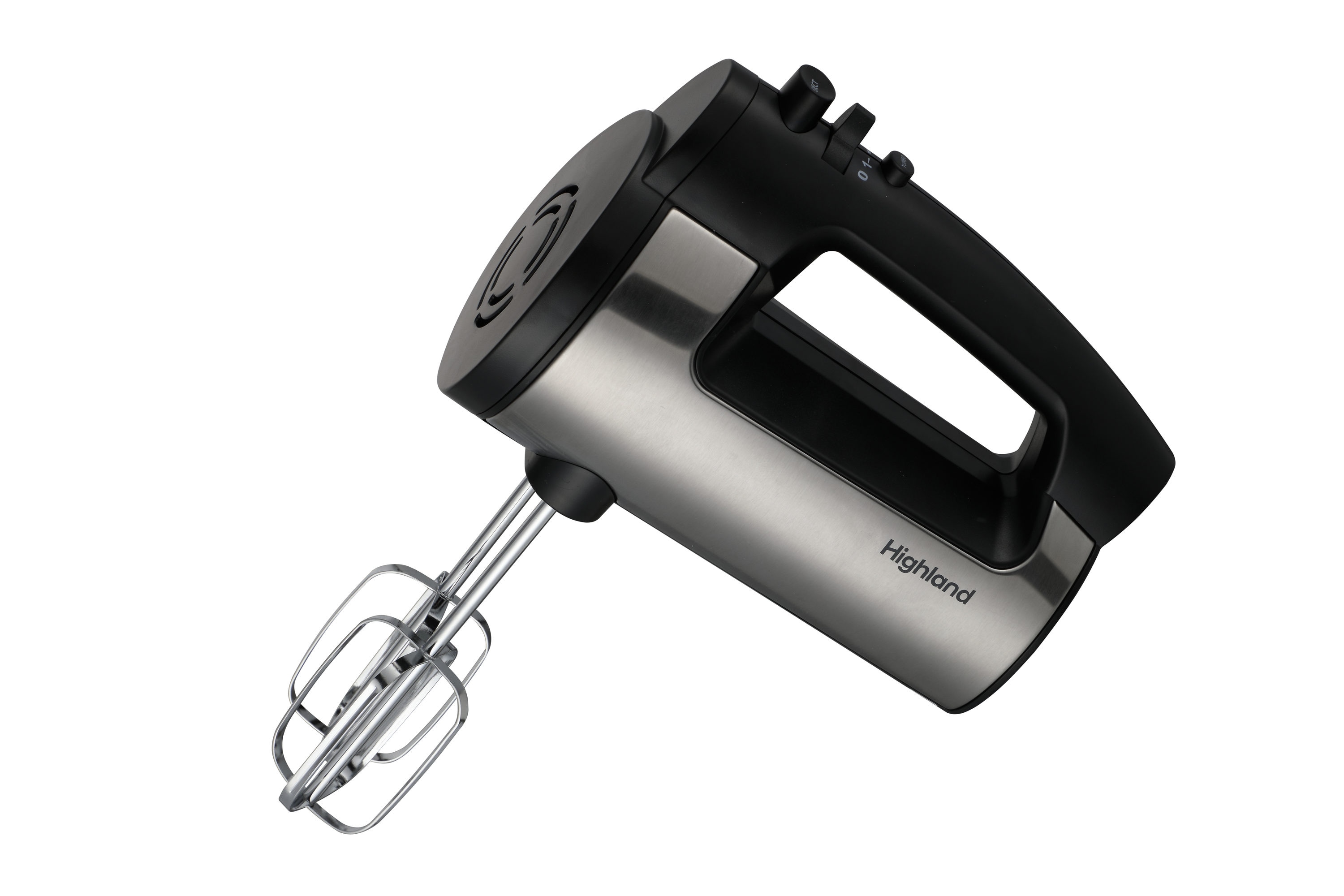Highland 63-in Cord 2-Speed Black and Stainless Steel Hand Mixer