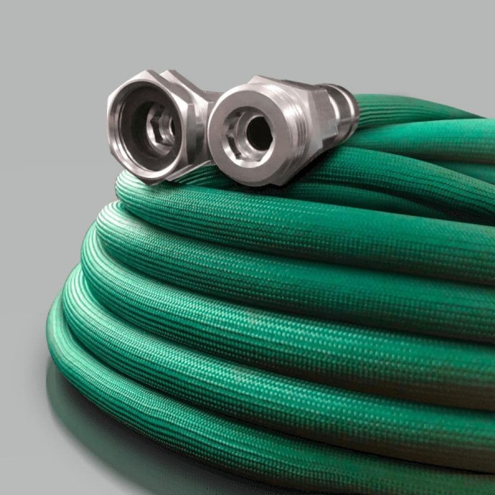 VERAGREEN Stainless Steel Metal Garden Hose 304 Stainless Steel Water Hose with Solid Metal Fittings and Newest Spray Nozzle, Li