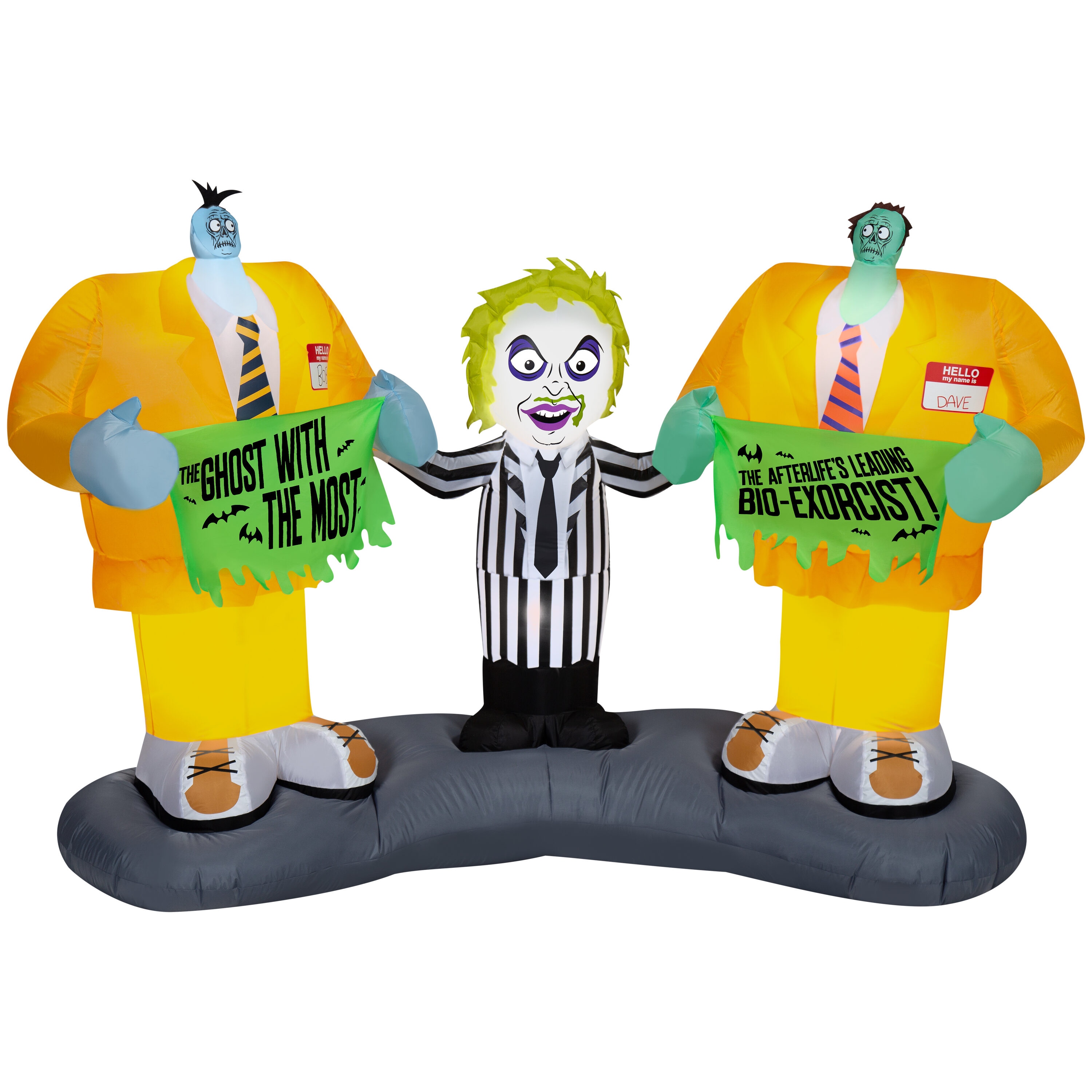 Gemmy 4.99-ft Yard Stake Lighted Warner Bros. Beetlejuice Inflatable in ...