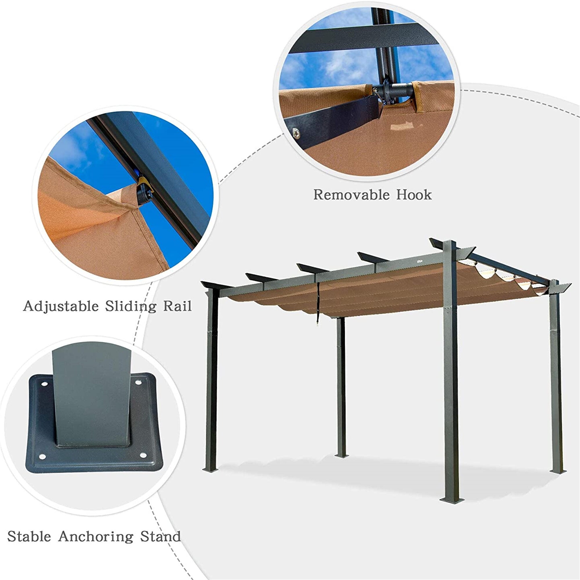 Lycvki GZB-52 Wood-Resin-Gazebos - View #2