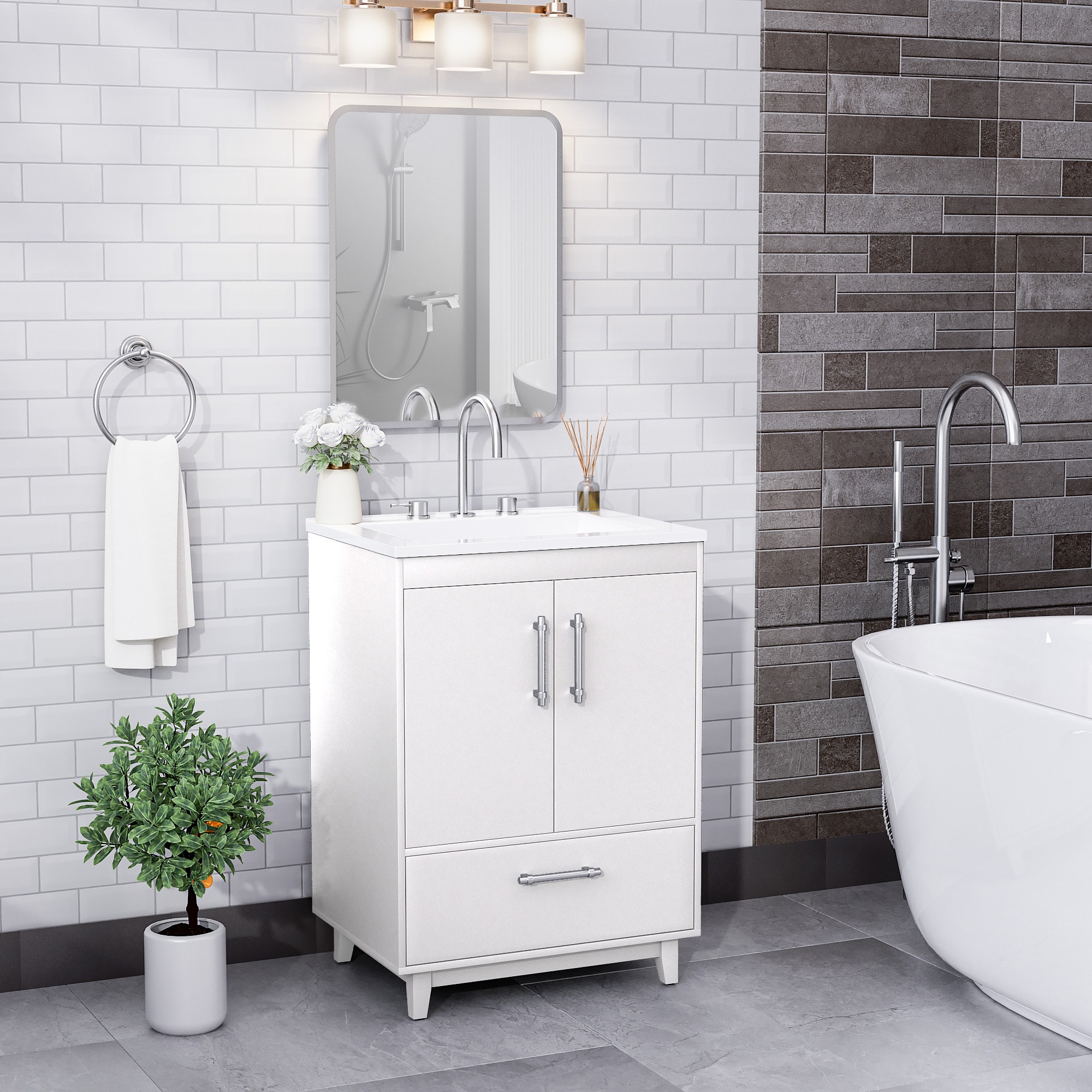 JEAREY HDBY-BE Bath-Vanity-Combo - View #2