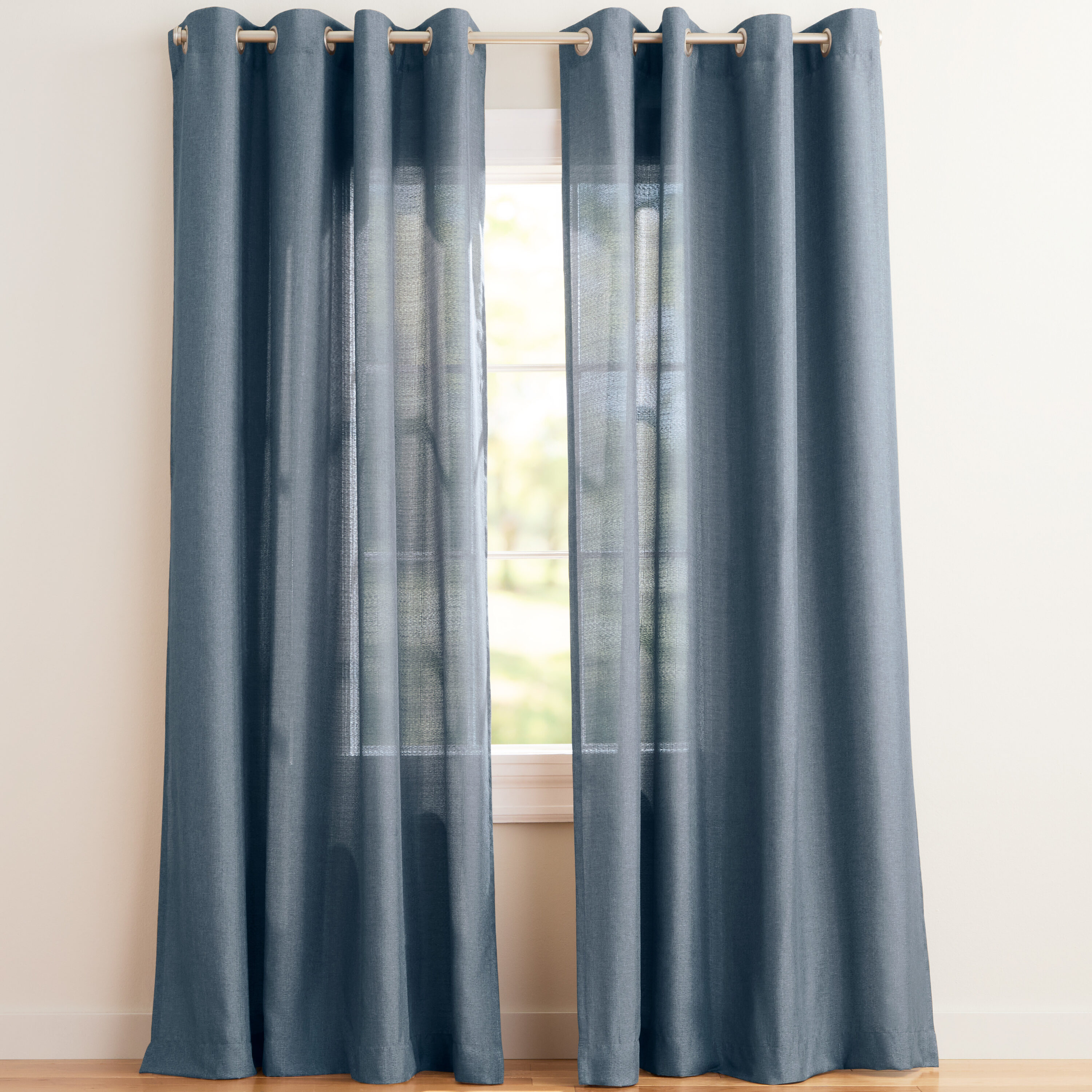 Exclusive Home YA013565DSEHC1 A122 84-in Blue Light filtering Grommet Curtain panel pair