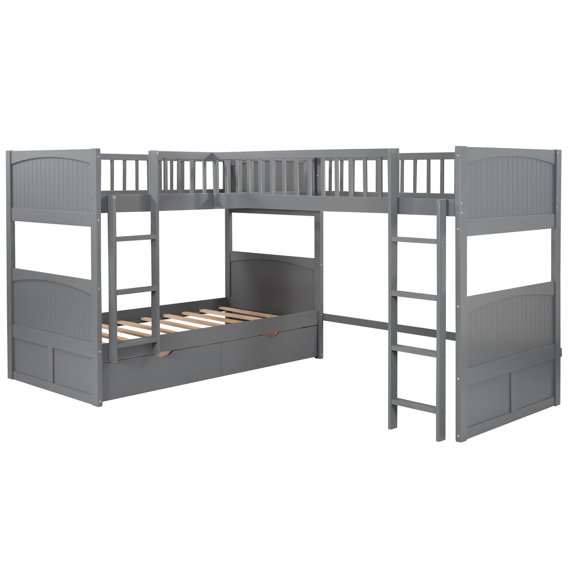 LUXEYARD DS-M-BAC01007 Bunk-Beds - View #5