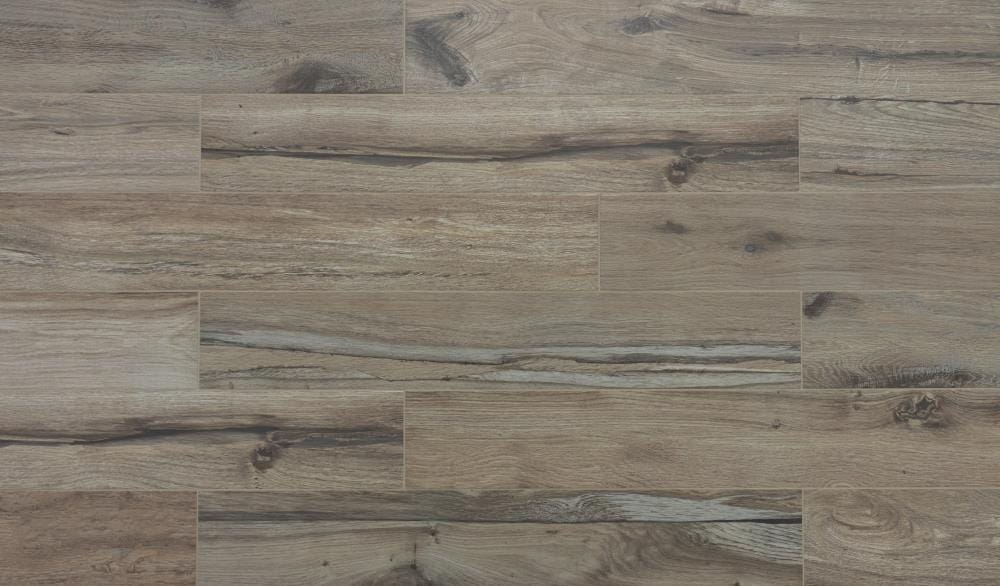 Palo Santo 6-in x 36-in Glazed Porcelain Wood Look Floor and Wall Tile (1.42-sq. ft/ Piece) | - allen + roth 1101665
