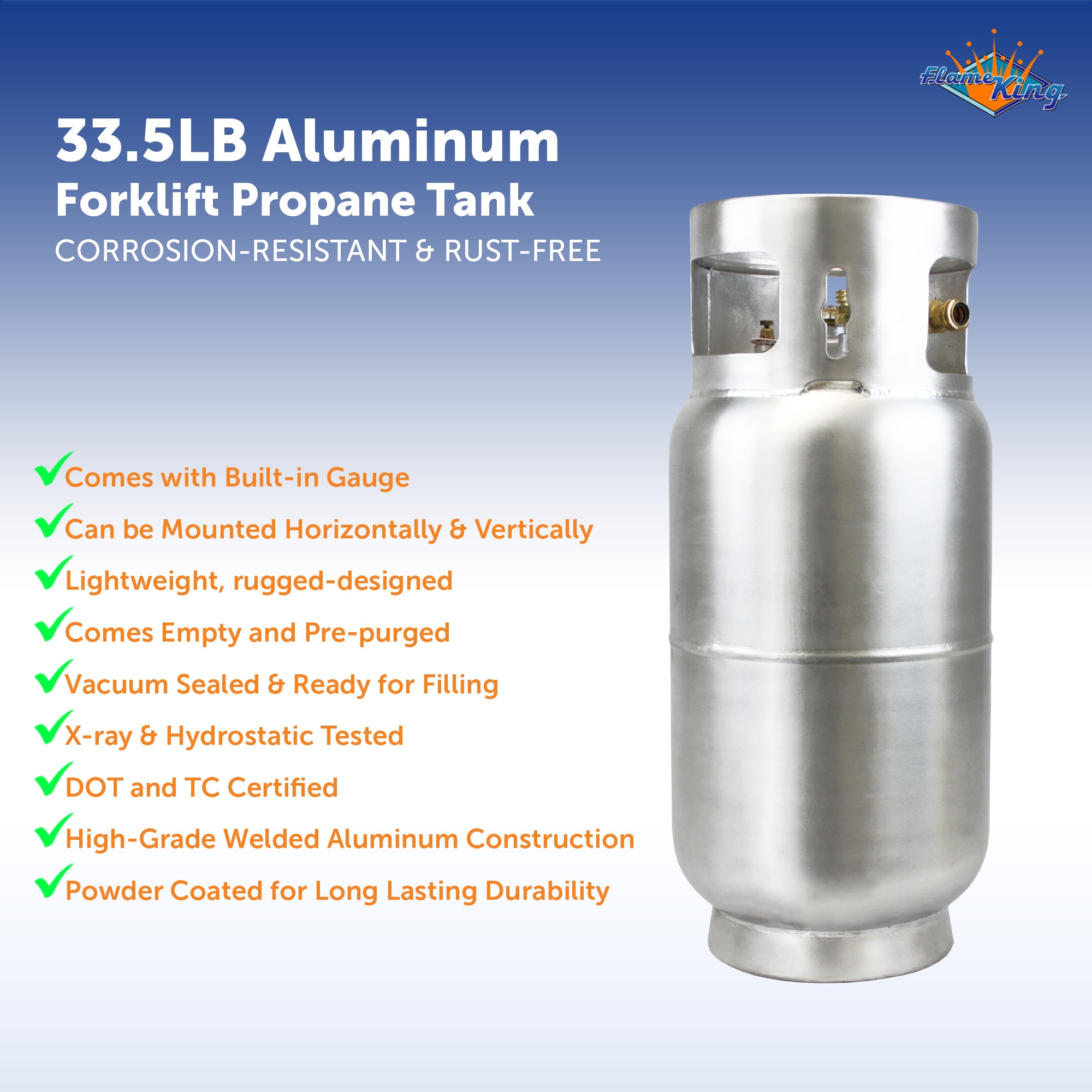 Flame King YSN335-ALM Propane-Tanks-Accy - View #2
