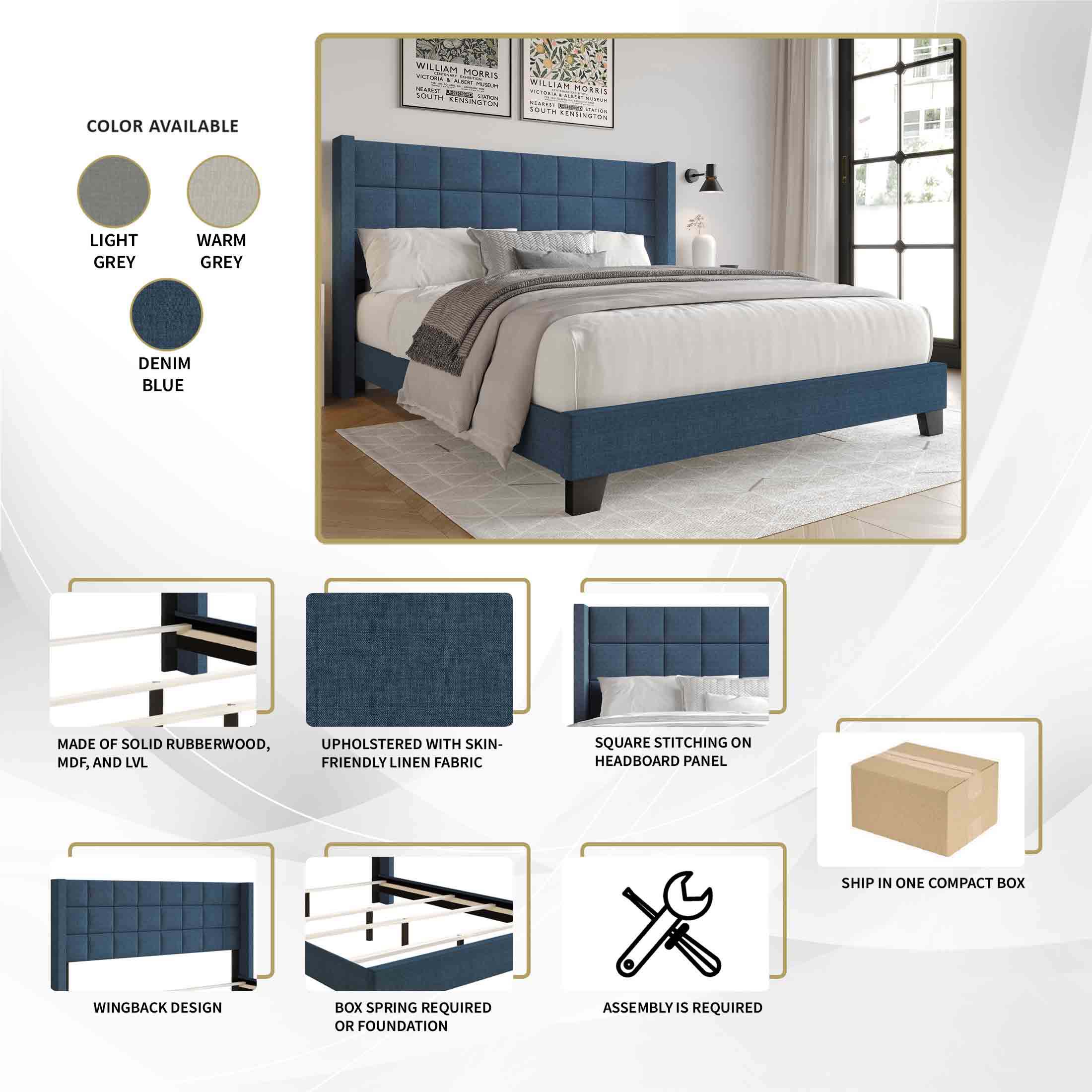 ChaletPosh C8547FUB-WGY-LN beds - View #9