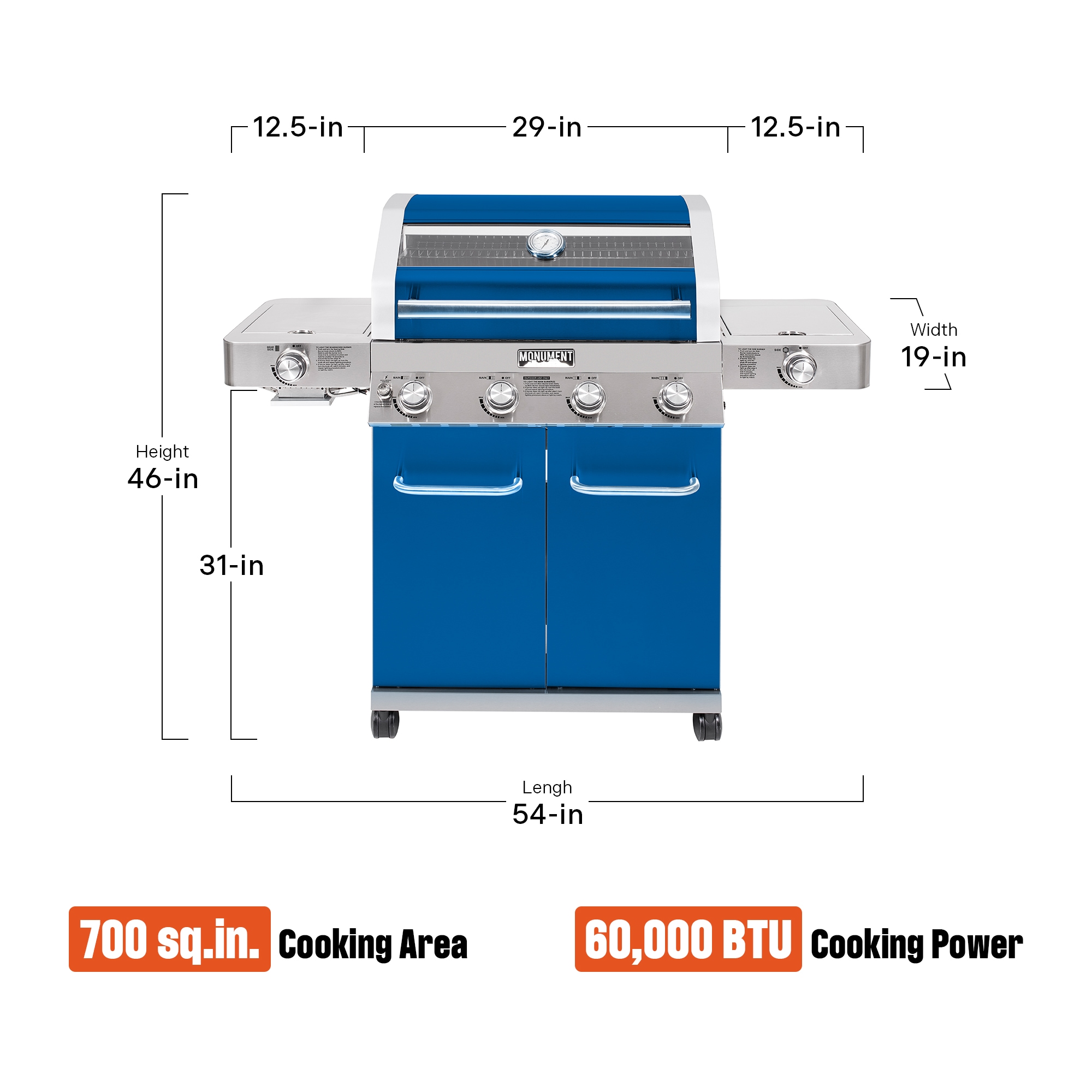 Monument 35633B Gas-Grill - View #5