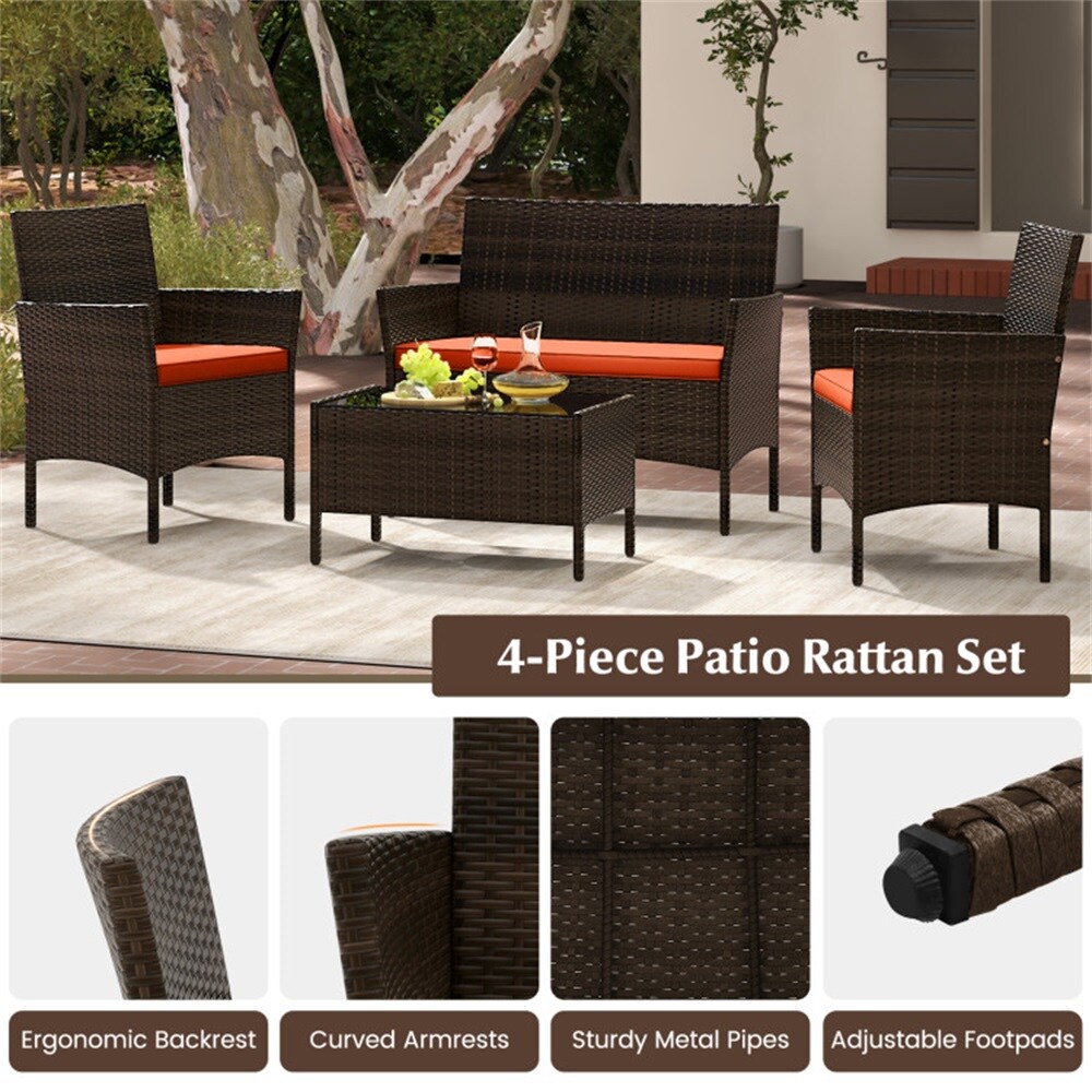 Dimakai DK-HW71887OR Patio-Conversation-Sets - View #9