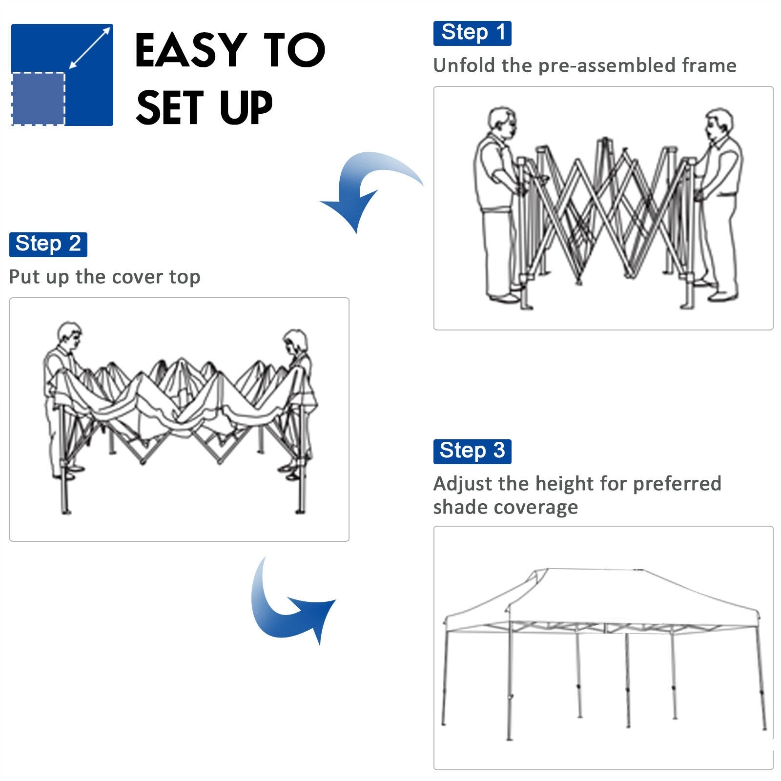 Ayelon CV06417BL Wood-Resin-Gazebos - View #4