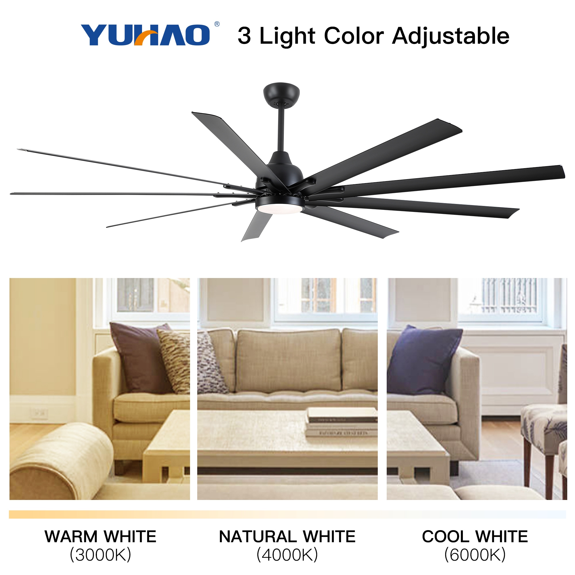 YUHAO LSDC1146BK842 Ceiling-Fans - View #9