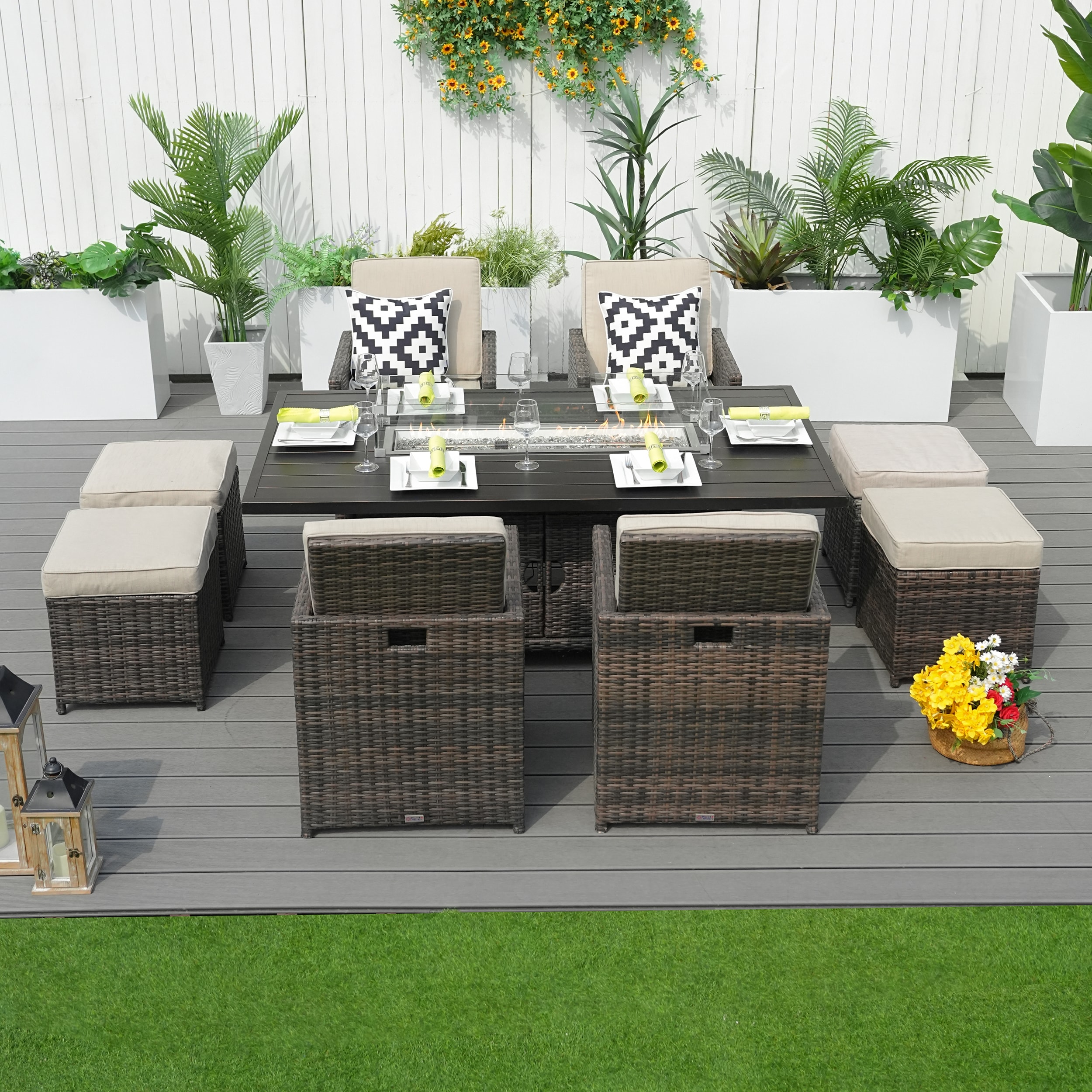 Moda Furnishings 3234-1106RA-B Patio-Dining-Sets - View #2