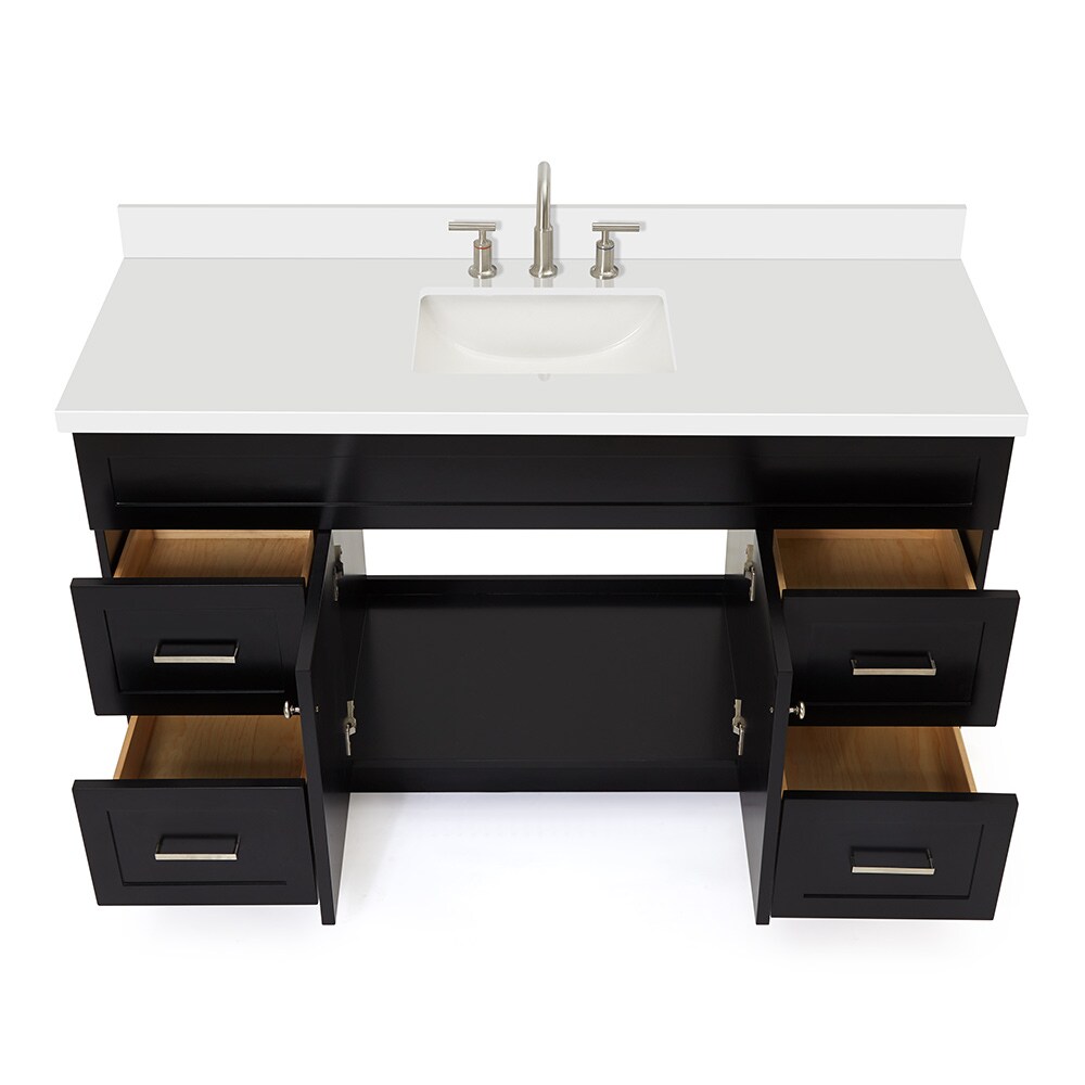ARIEL F061SWQRVOBLK Bath-Vanity-Combo - View #6