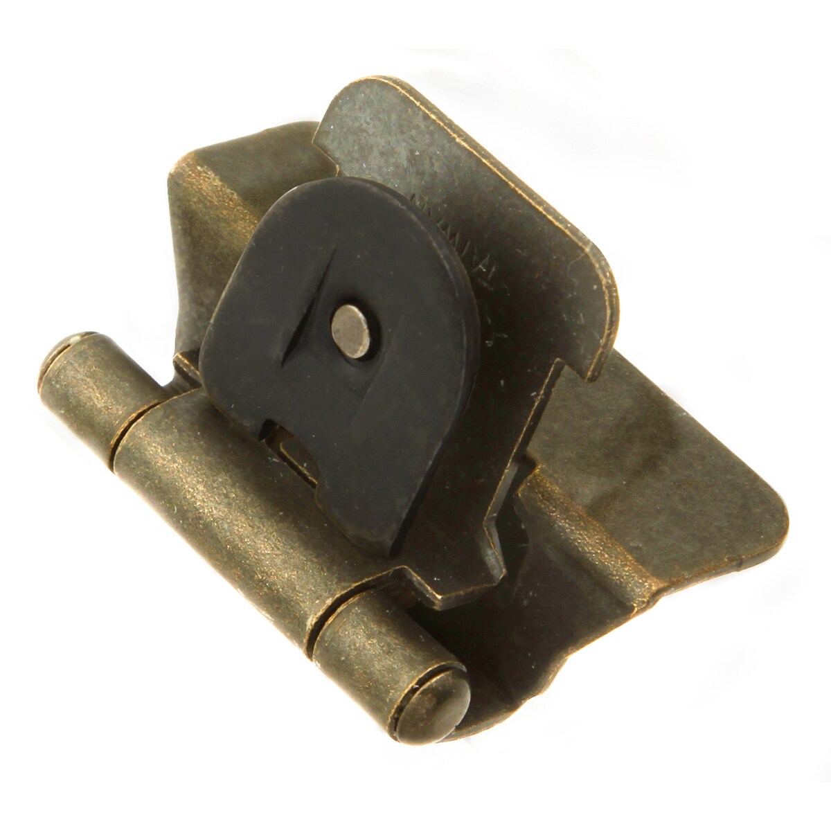 Hickory Hardware 170 Degree 14 In Overlay Concealed Semi Concealed Self Closing Antique Brass 3706