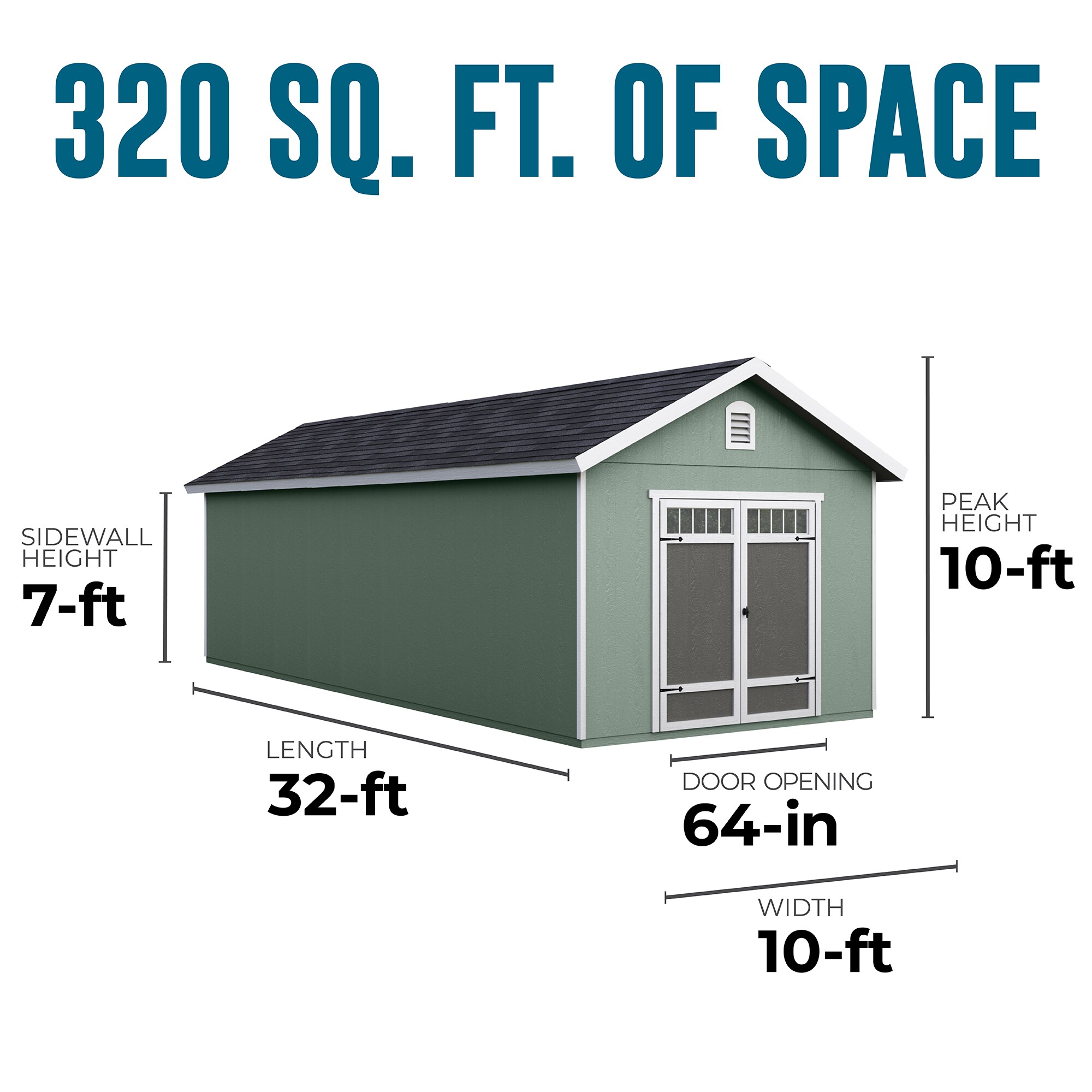 Heartland 63802-2 Wood-Storage-Buildings - View #4